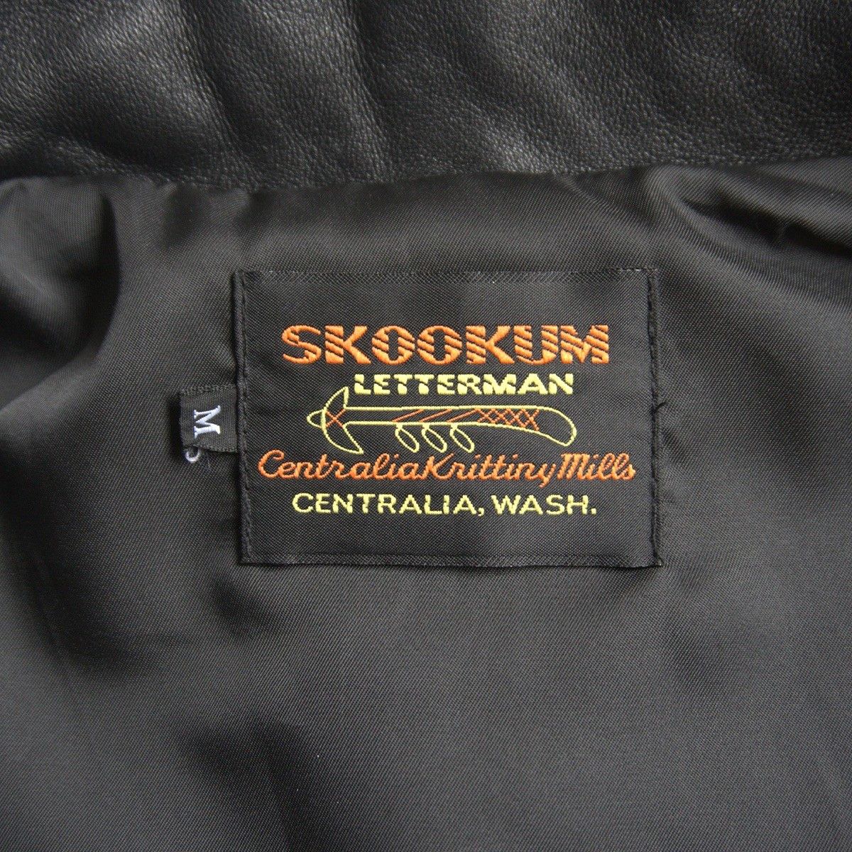 Skookum Skookum Byron Collar Leather Jacket Black Size M Size US M / EU 48-50 / 2 - 5 Thumbnail