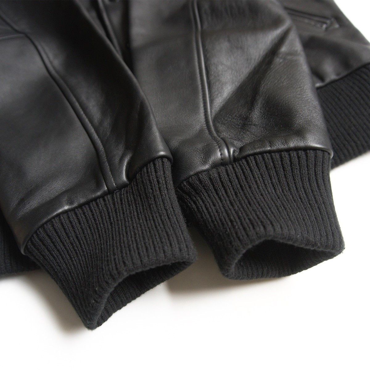 Skookum Skookum Byron Collar Leather Jacket Black Size M Size US M / EU 48-50 / 2 - 4 Thumbnail