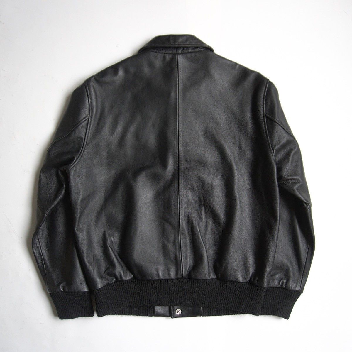 Skookum Skookum Byron Collar Leather Jacket Black Size M Size US M / EU 48-50 / 2 - 2 Thumbnail