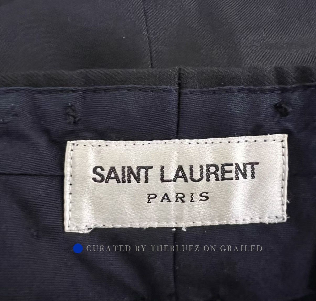 Saint Laurent Paris Elegant Black Dress Pants Size 28 Size US 28 / EU 44 - 3 Thumbnail