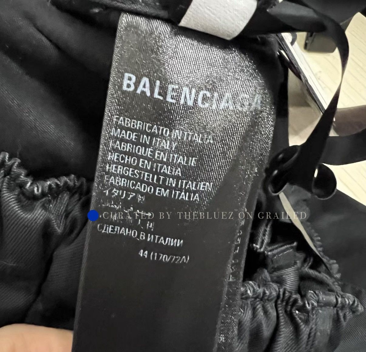 Balenciaga Front Logo Print Black Shorts Size US 28 / EU 44 - 4 Thumbnail