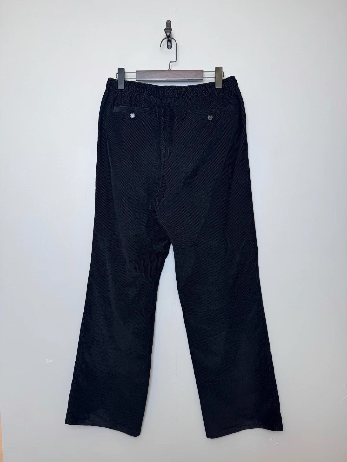 Palm Angels Black Elastic Waist Casual Pants Size US 34 / EU 50 - 2 Thumbnail