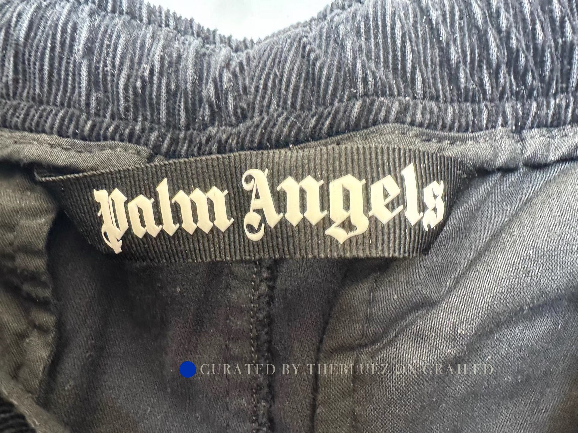 Palm Angels Black Elastic Waist Casual Pants Size US 34 / EU 50 - 3 Thumbnail