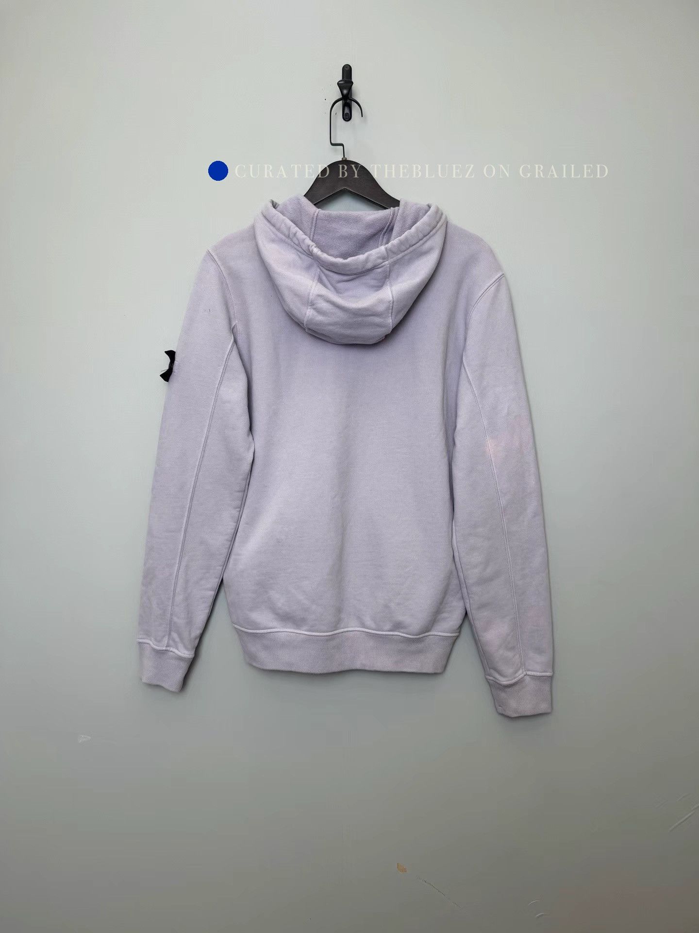 Stone Island Lilac Zip-Up Hoodie with Logo Size US M / EU 48-50 / 2 - 2 Thumbnail