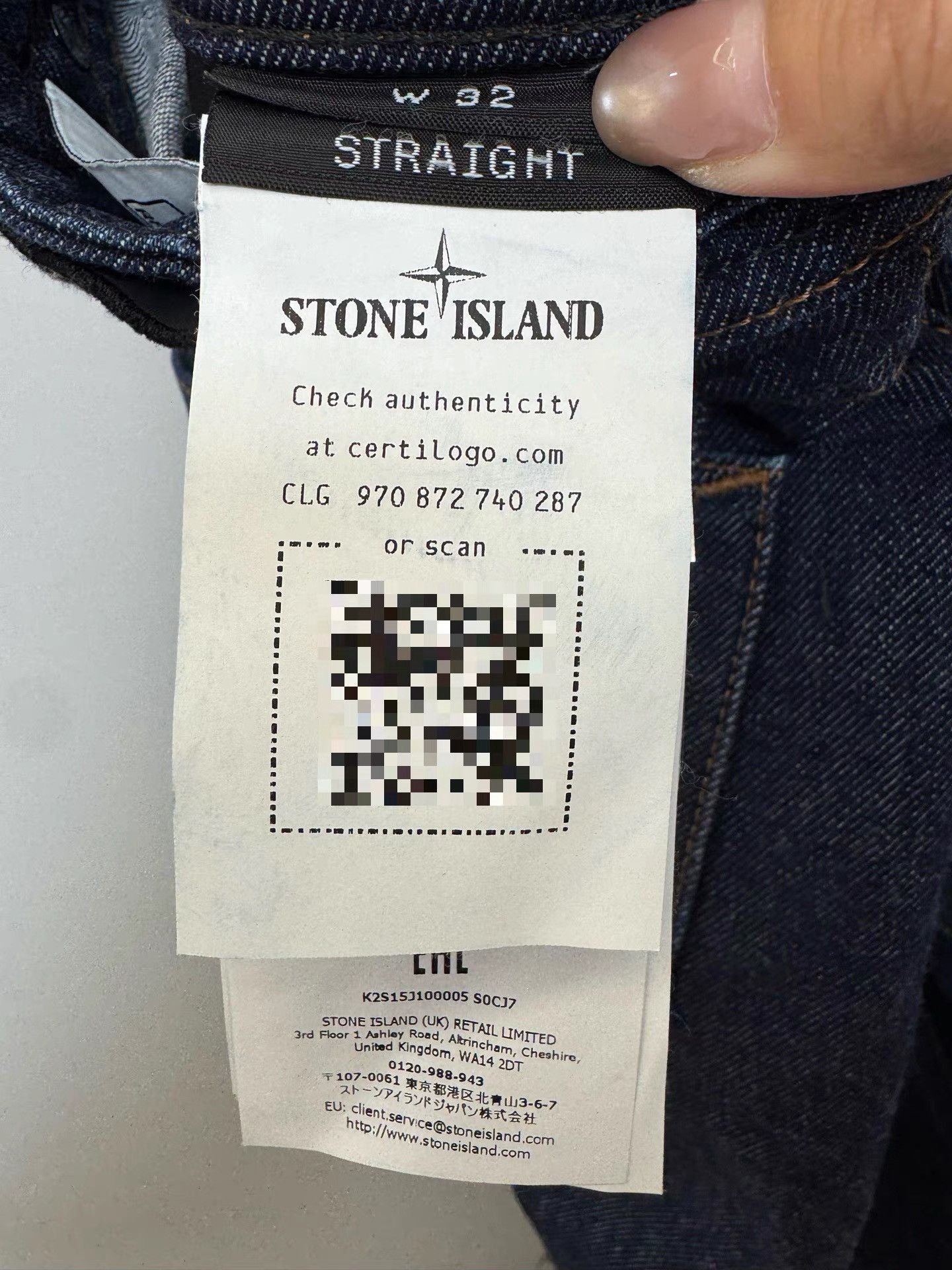 Stone Island Straight-leg Blue Jeans in Size 32 Size US 32 / EU 48 - 5 Thumbnail