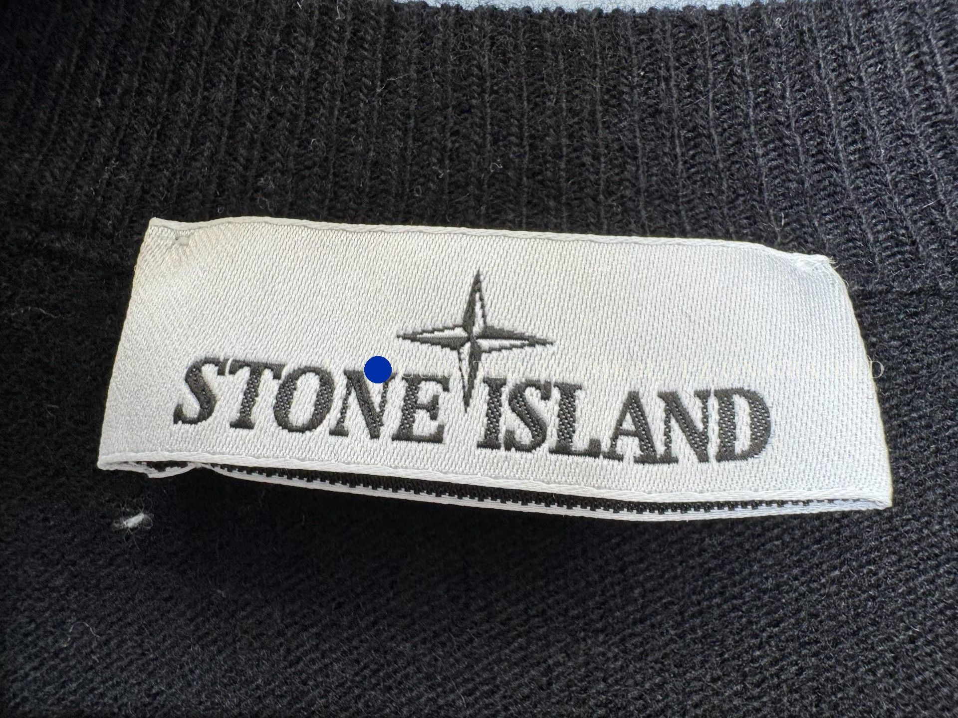 Stone Island Classic Black Crew Sweatshirt with Badge Size US XL / EU 56 / 4 - 3 Thumbnail
