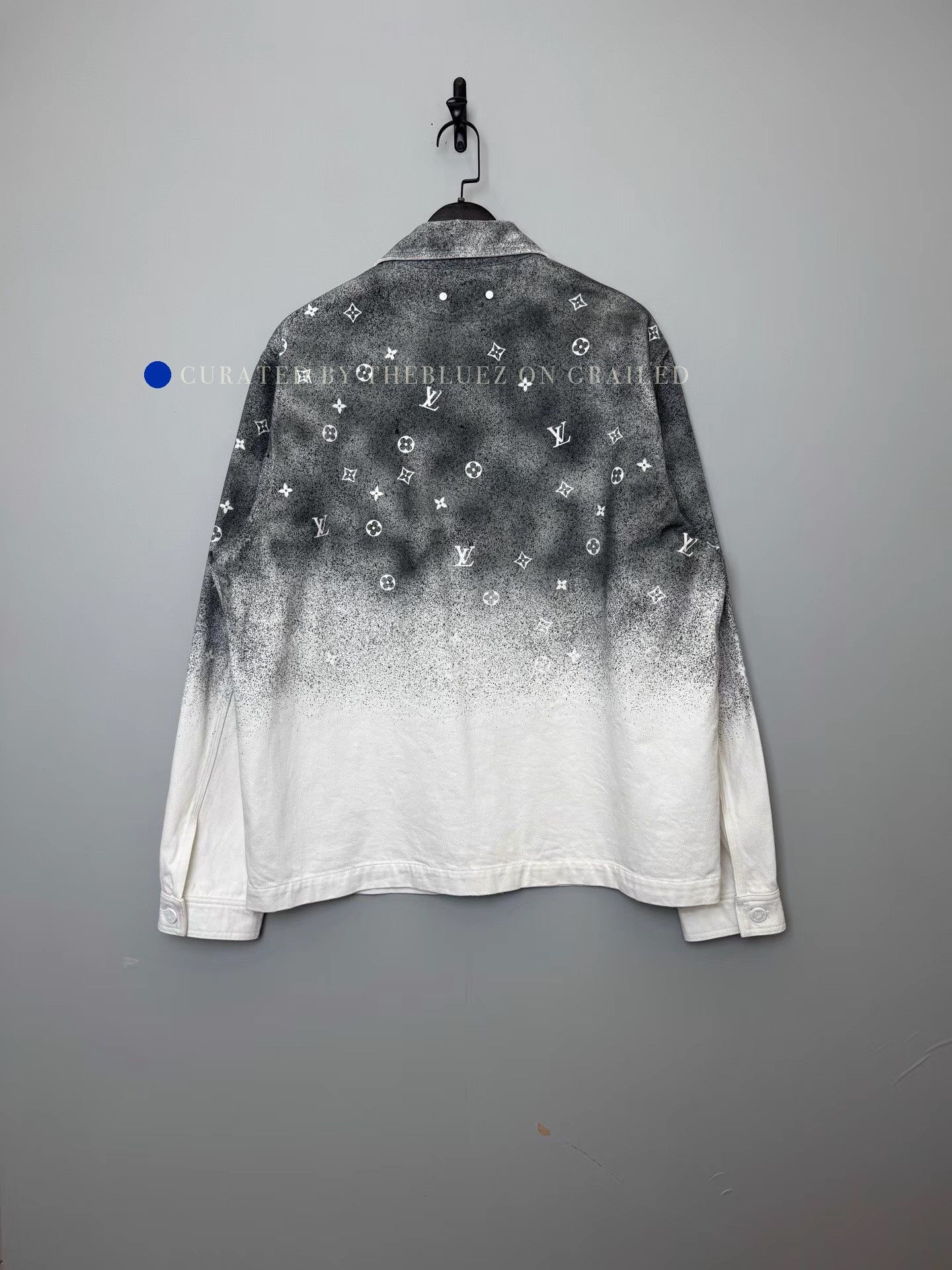 Louis Vuitton Starry Sky Gradient Logo Denim Jacket Size US XL / EU 56 / 4 - 2 Thumbnail