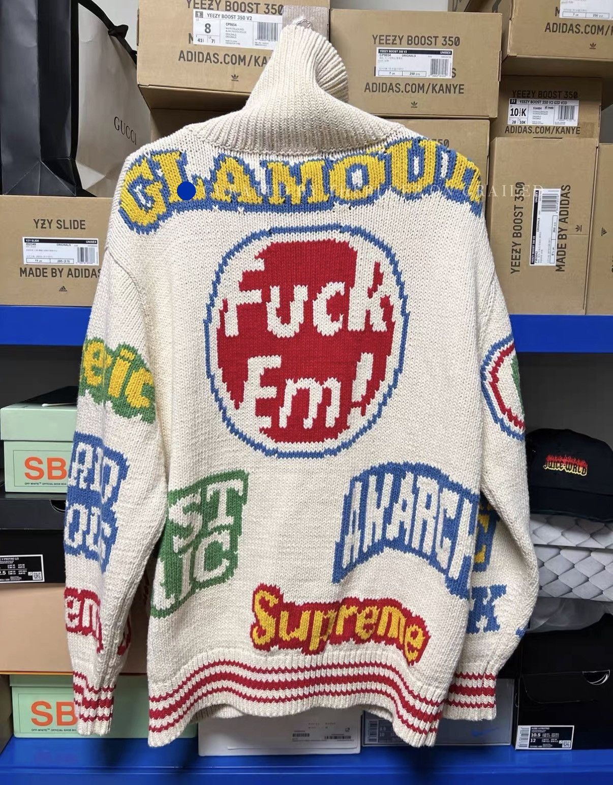 Supreme Supreme x Hysteric Glamour Zip-Up Sweater Size US L / EU 52-54 / 3 - 2 Thumbnail