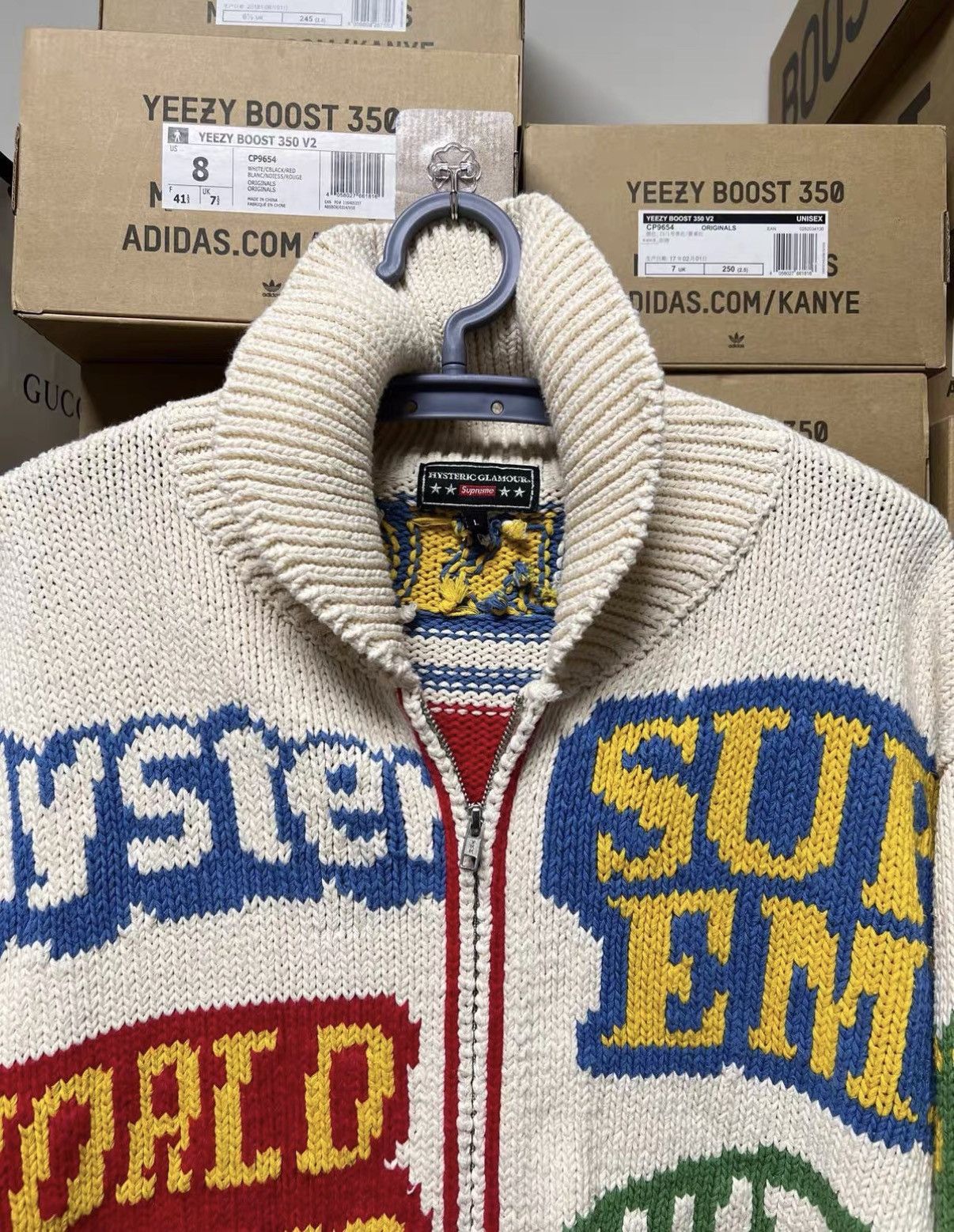 Supreme Supreme x Hysteric Glamour Zip-Up Sweater Size US L / EU 52-54 / 3 - 3 Thumbnail