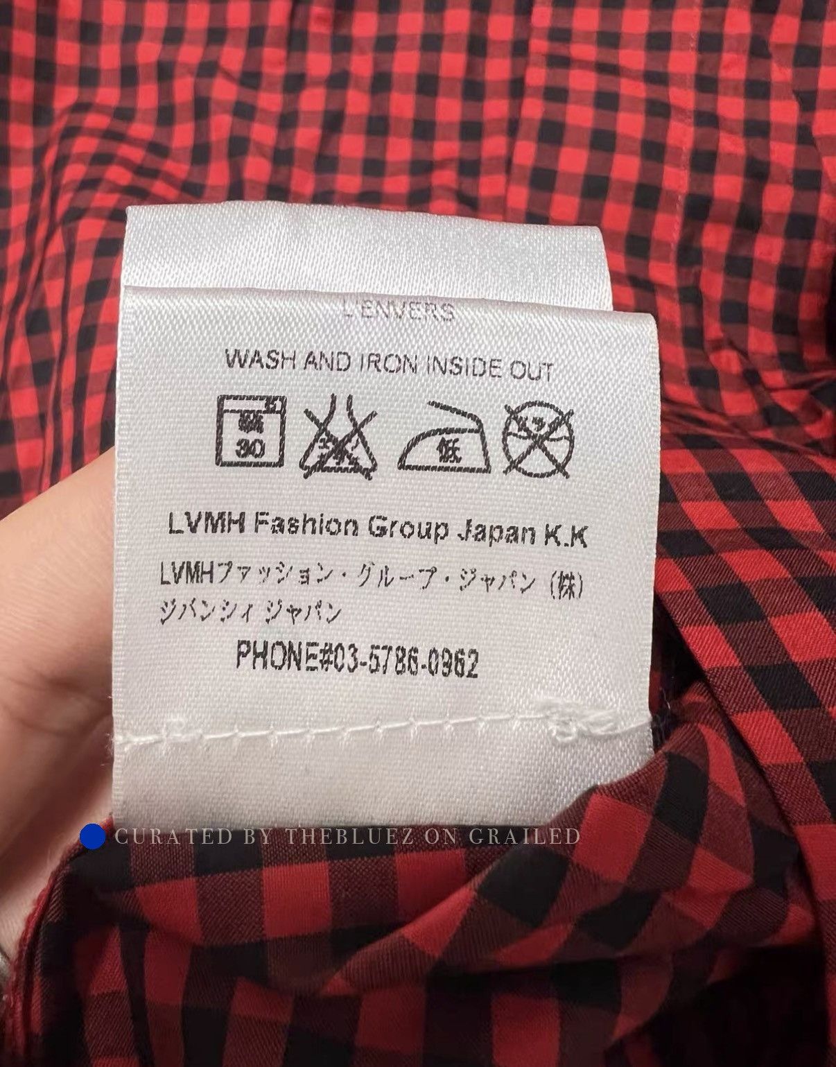 Givenchy Red Plaid Long Sleeve Shirt with Star Motif Size US M / EU 48-50 / 2 - 4 Thumbnail