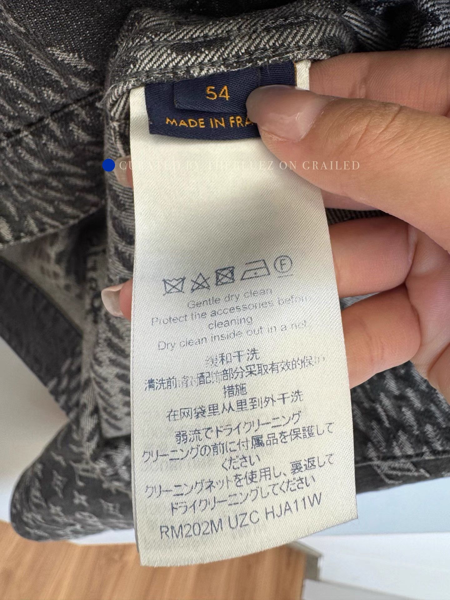 Louis Vuitton Patchwork Denim Trucker Jacket in Gray Size US L / EU 52-54 / 3 - 4 Thumbnail