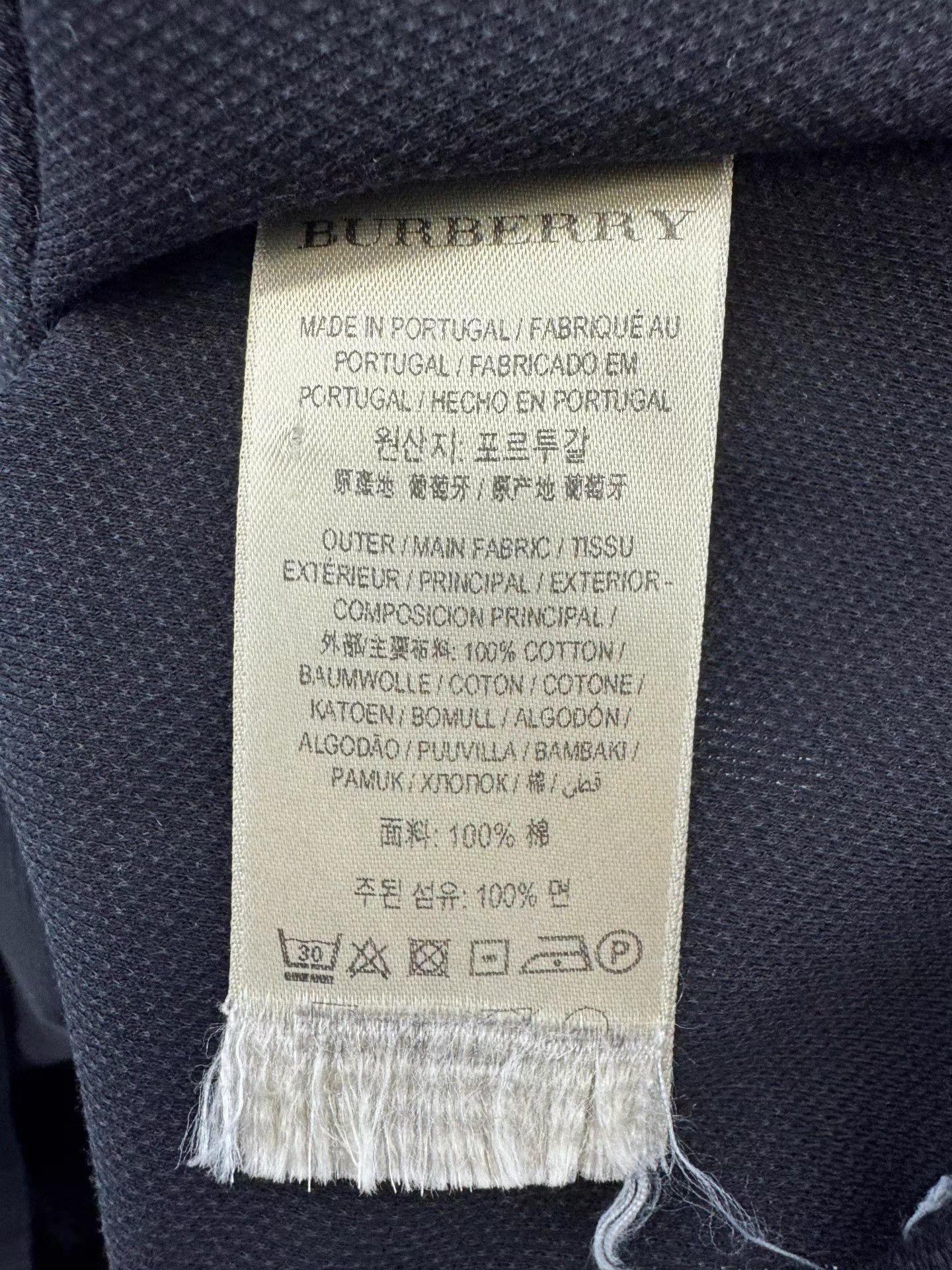 Burberry Black Short-Sleeve Polo Shirt in XXL Size US XXL / EU 58 / 5 - 4 Thumbnail