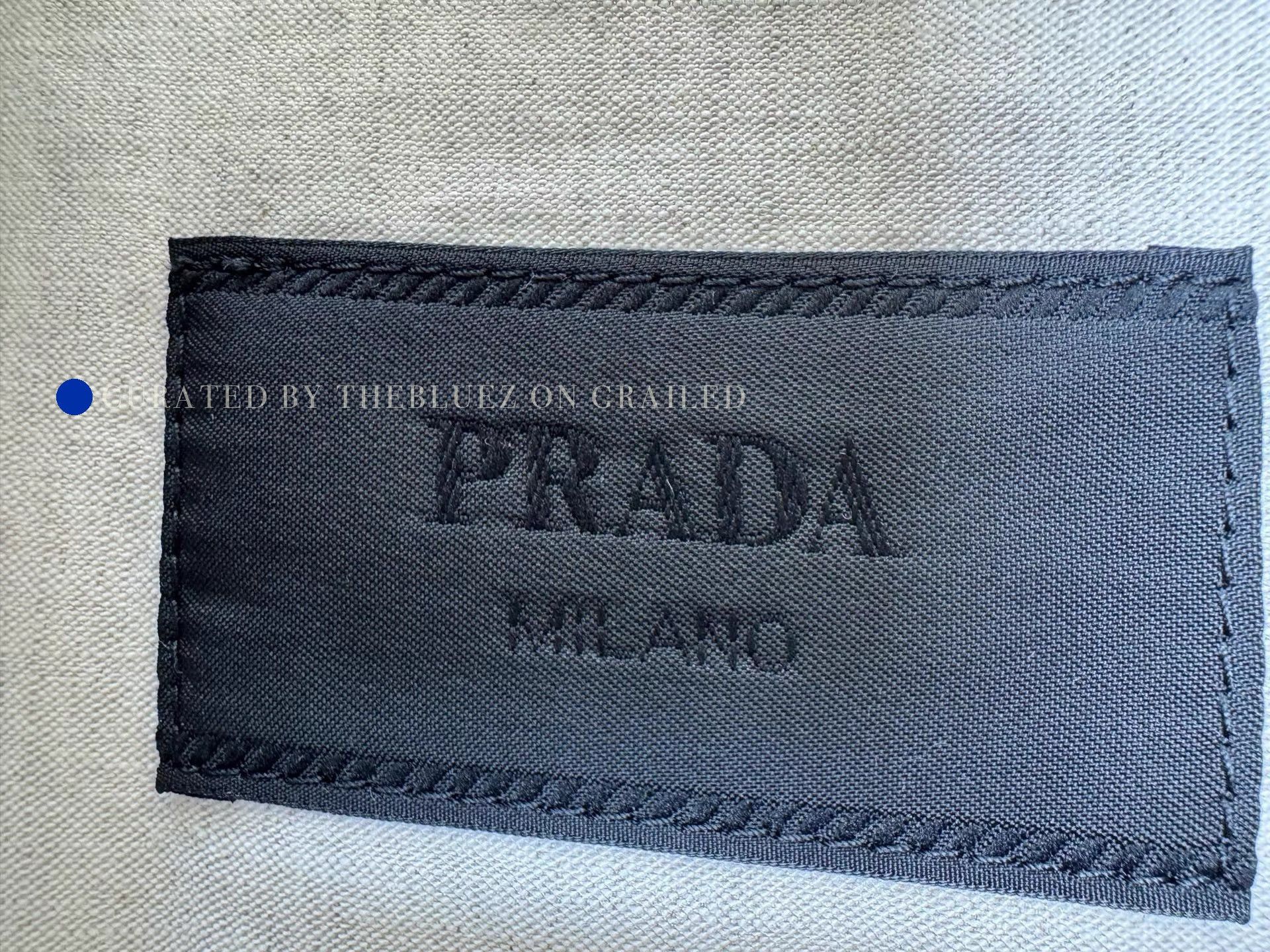 Prada Chambray Jacket with Metal Logo Size US L / EU 52-54 / 3 - 3 Thumbnail