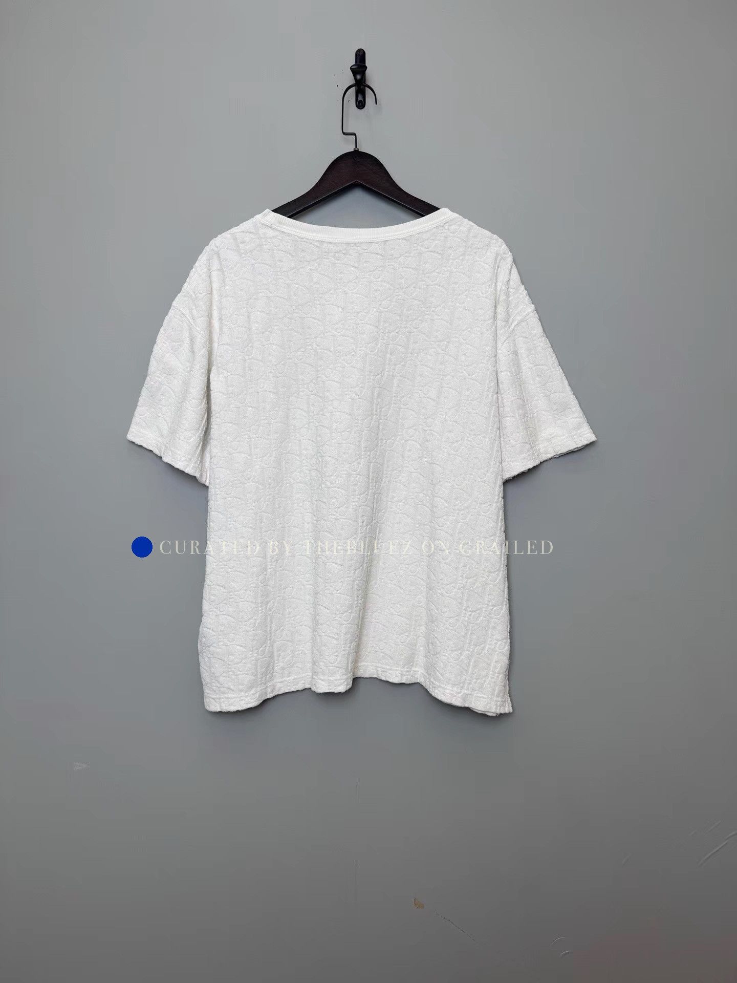 Dior Subtle All-Over Towel Tee in White Size US XL / EU 56 / 4 - 2 Thumbnail