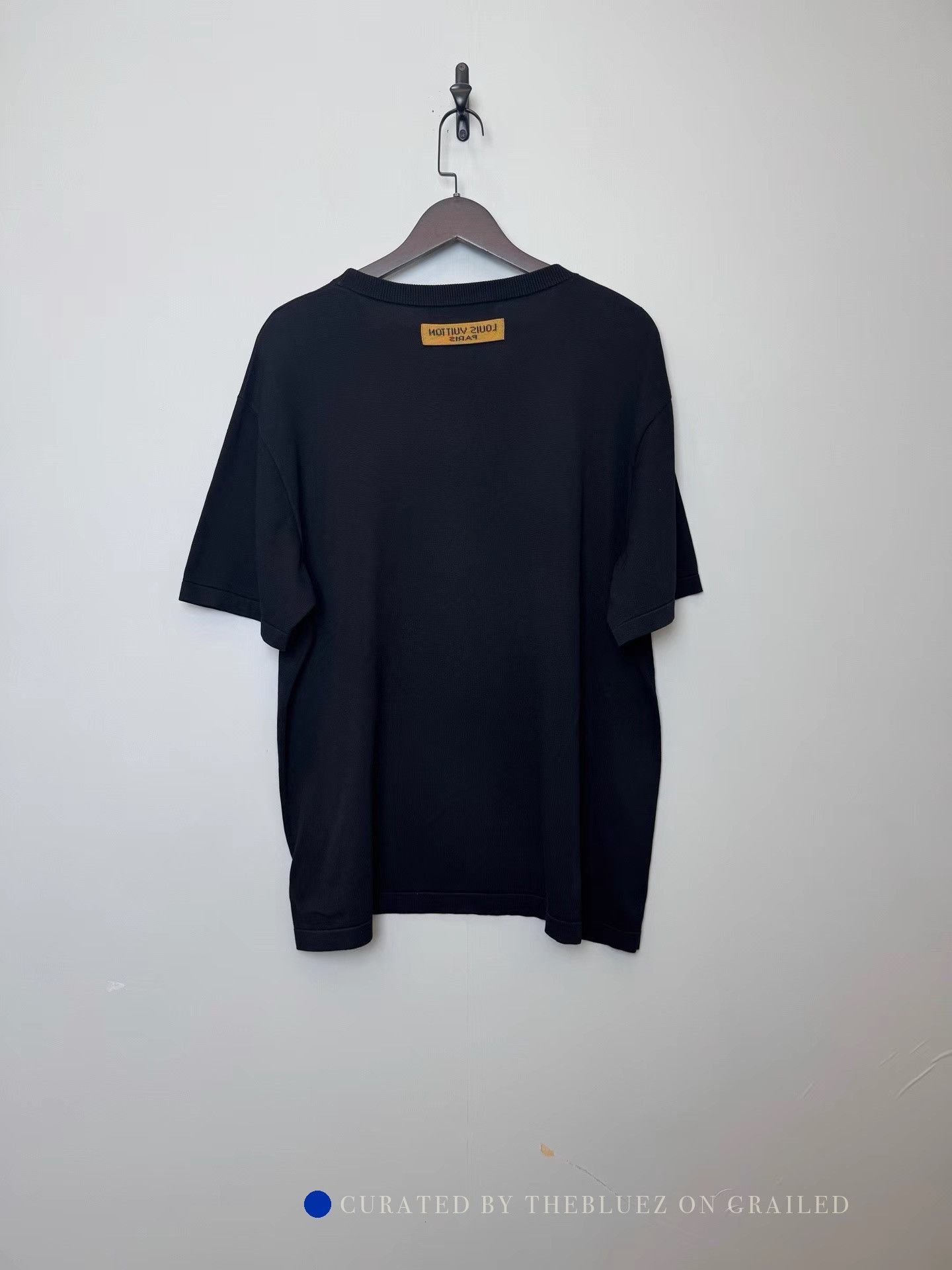 Louis Vuitton Black Jacquard Knit Tee in XL Size Size US XL / EU 56 / 4 - 2 Thumbnail