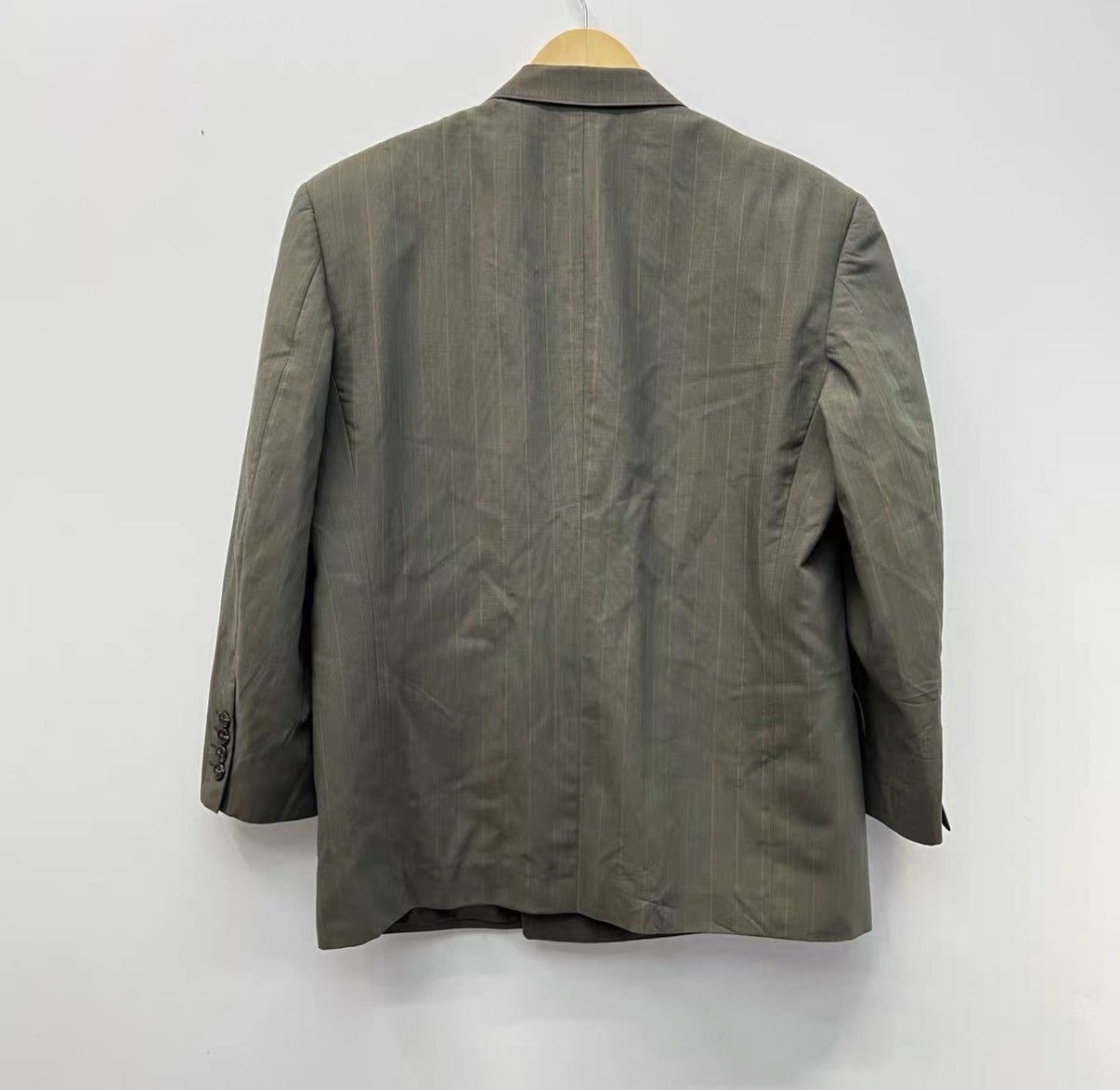Givenchy Vertical Striped Blazer in Green Size US M / EU 48-50 / 2 - 2 Thumbnail