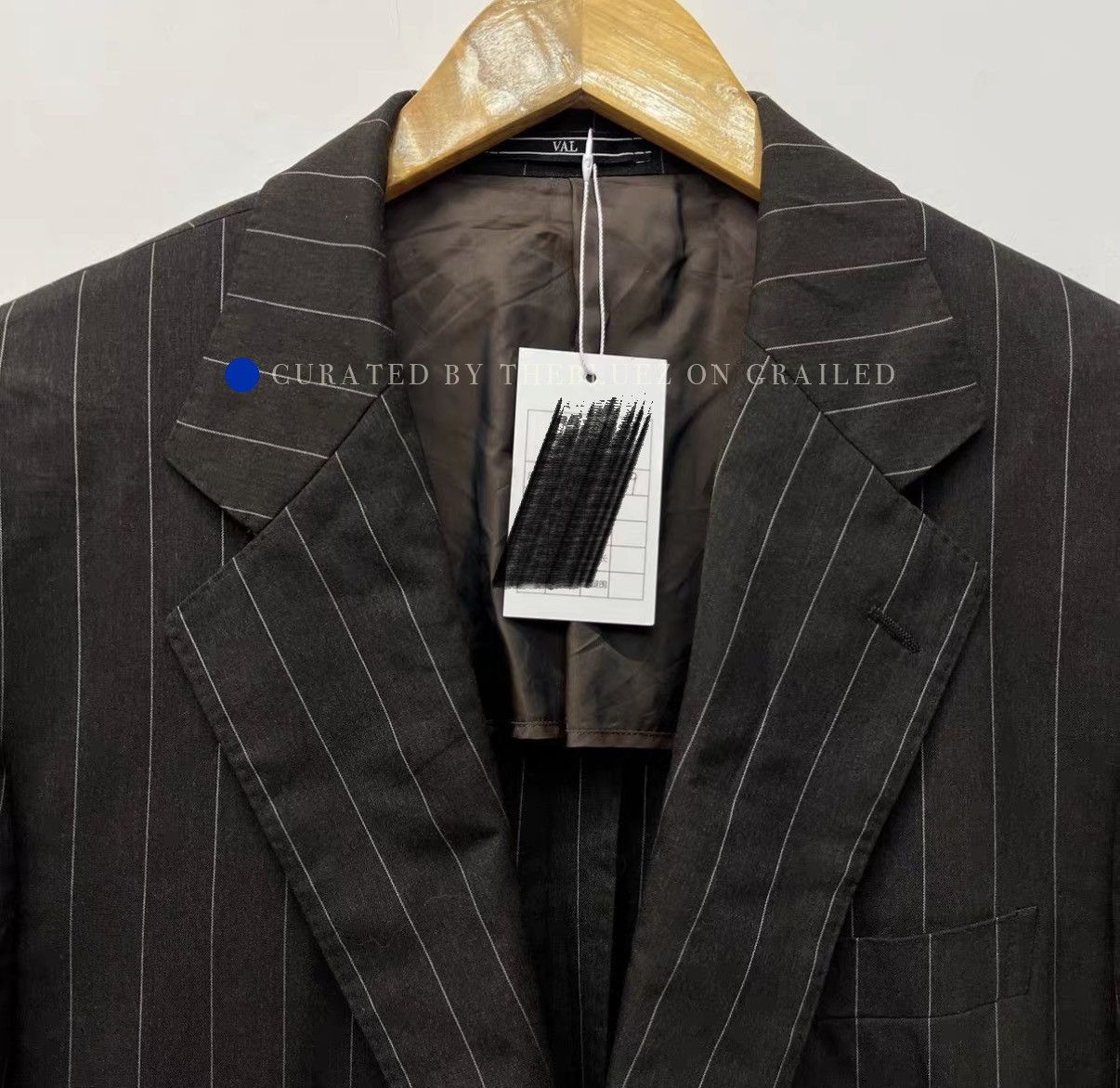 Valentino Elegant Black Striped Blazer Size US M / EU 48-50 / 2 - 3 Thumbnail