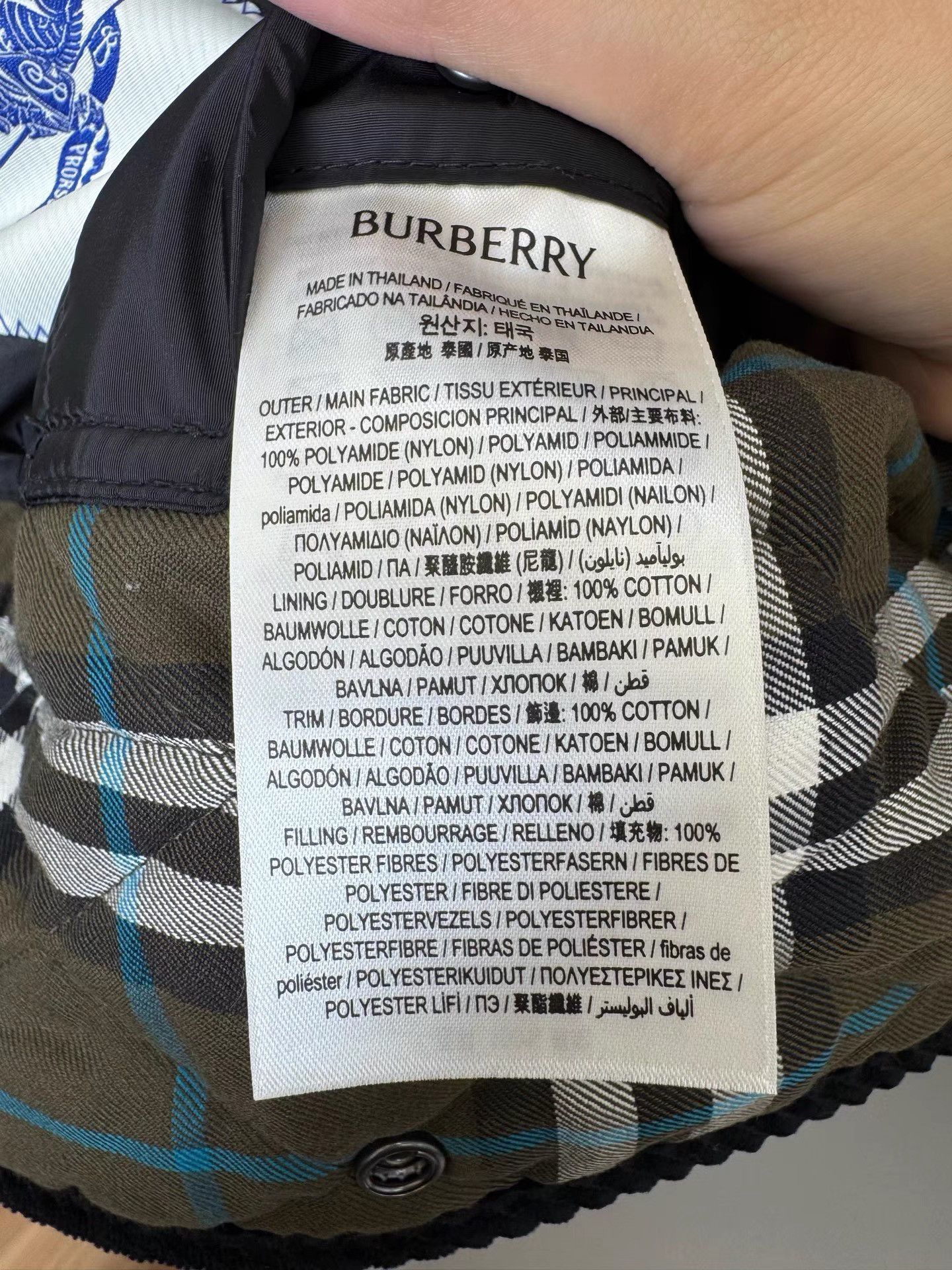 Burberry Quilted Cotton Gilet in Black Size US M / EU 48-50 / 2 - 5 Thumbnail