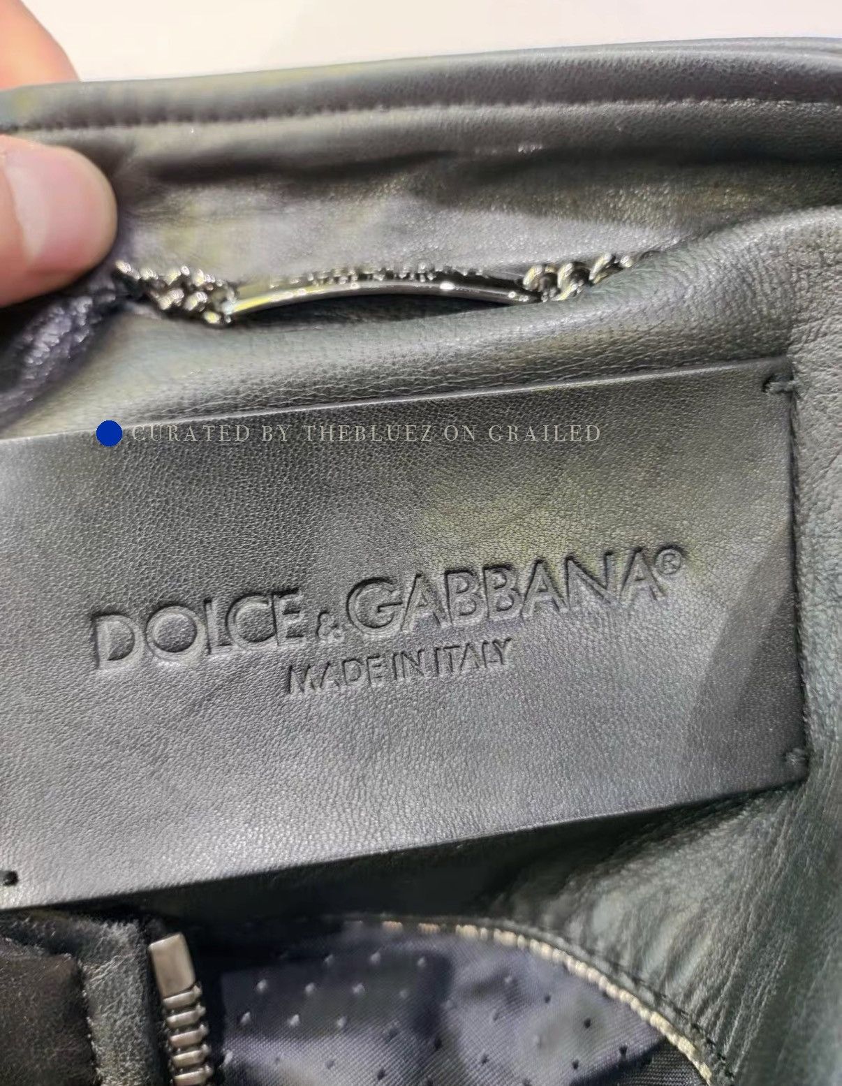 Dolce & Gabbana Classic Black Sheepskin Leather Jacket Size US S / EU 44-46 / 1 - 3 Thumbnail