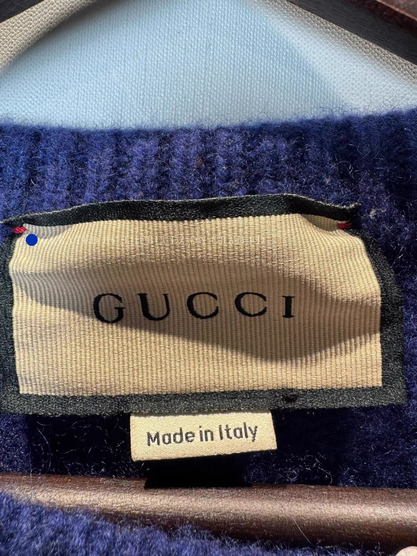 Gucci Cashmere Crew Neck Sweater in Blue Size US M / EU 48-50 / 2 - 3 Thumbnail