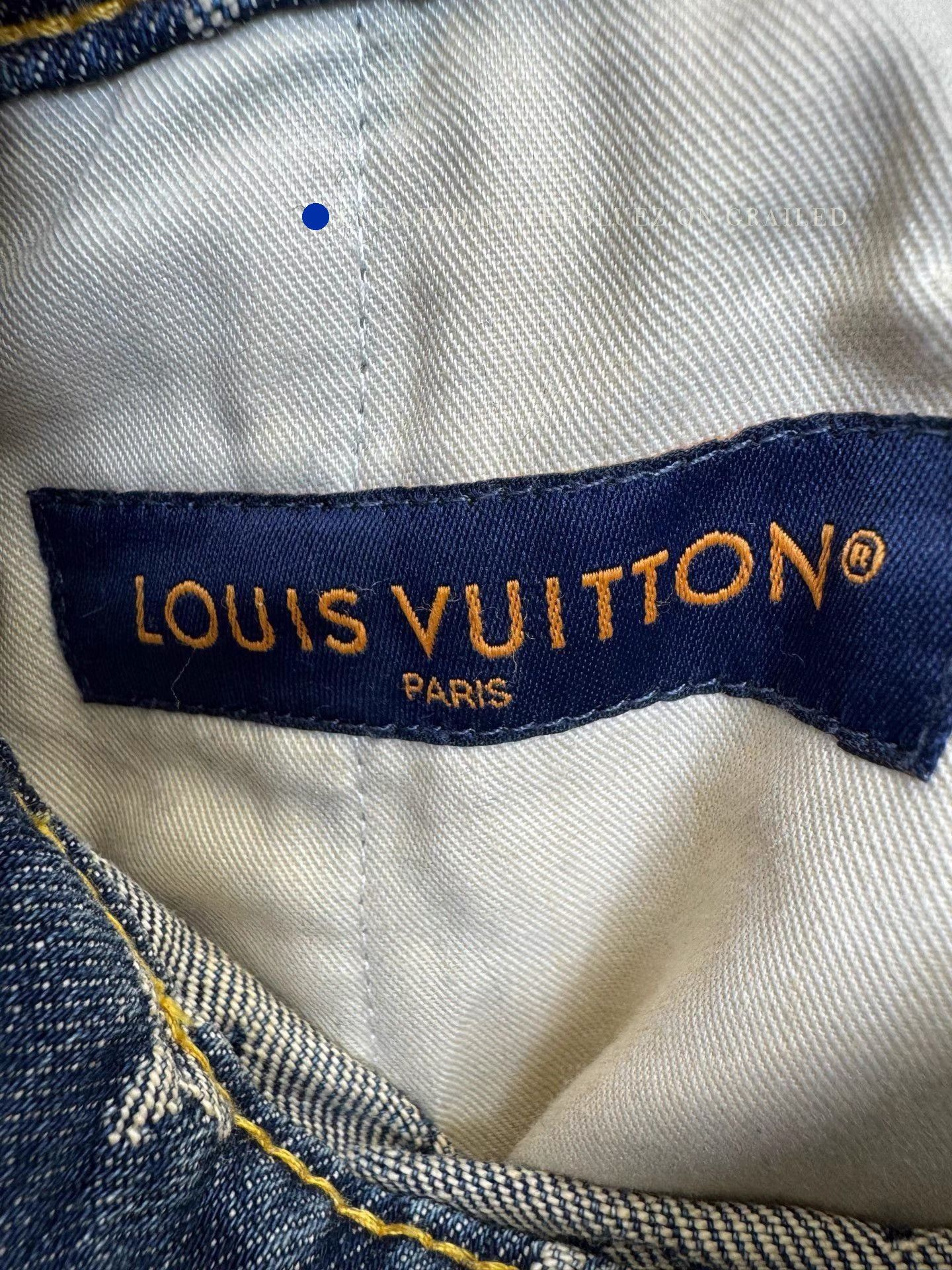 Louis Vuitton Logo Patch Side Stripe Jeans Size US 32 / EU 48 - 3 Thumbnail