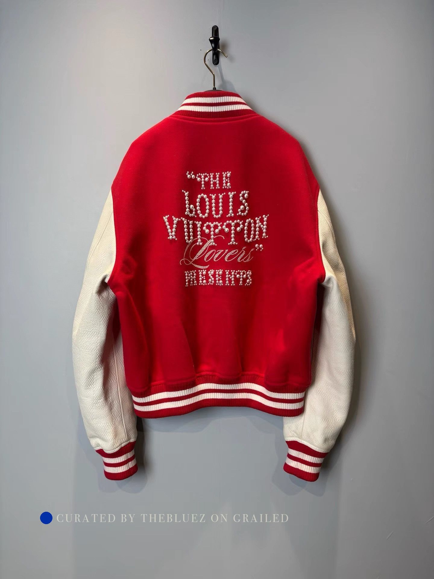 Louis Vuitton Two-Tone Stripe Logo Varsity Jacket Size US L / EU 52-54 / 3 - 2 Thumbnail