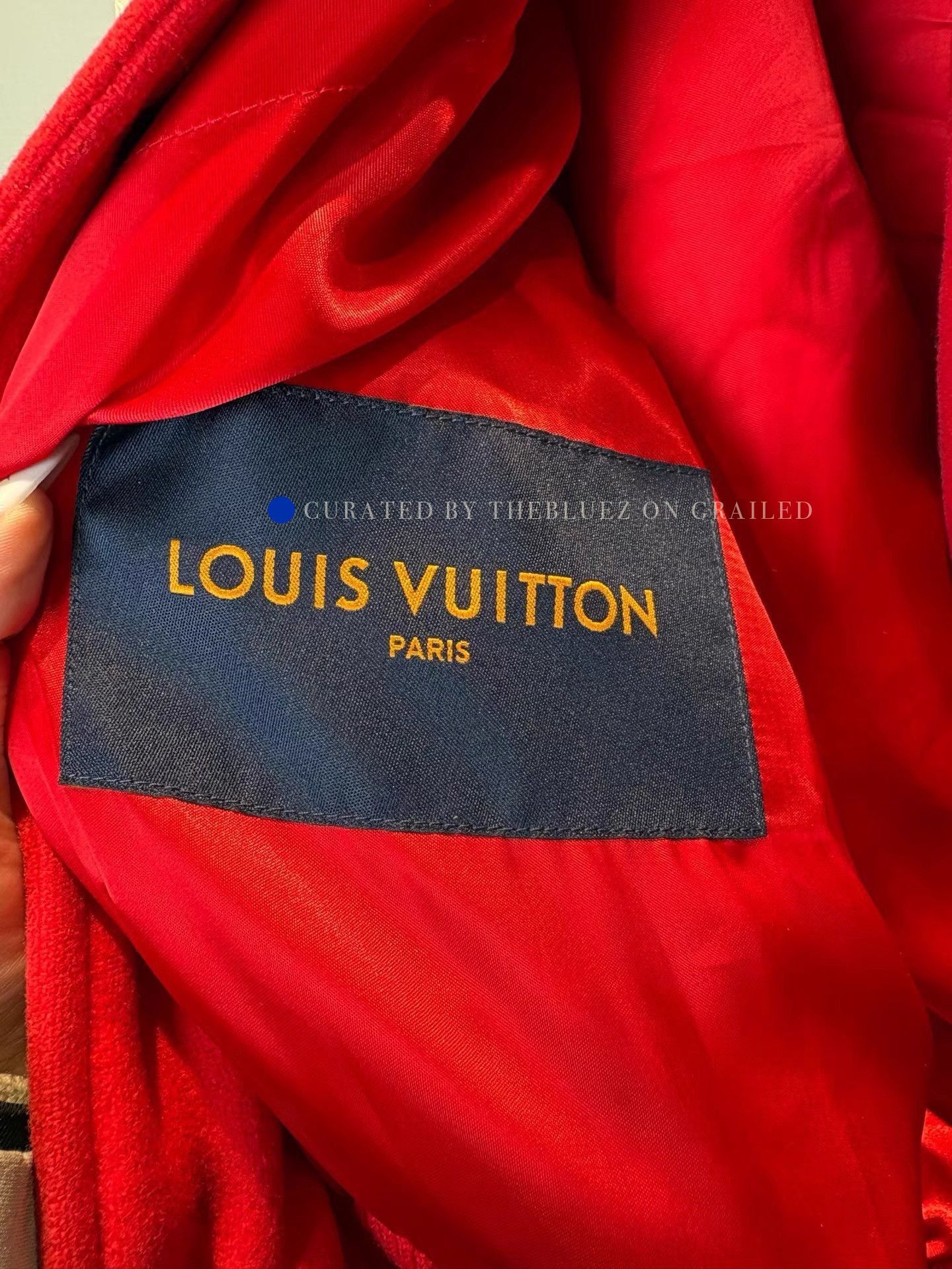 Louis Vuitton Two-Tone Stripe Logo Varsity Jacket Size US L / EU 52-54 / 3 - 3 Thumbnail