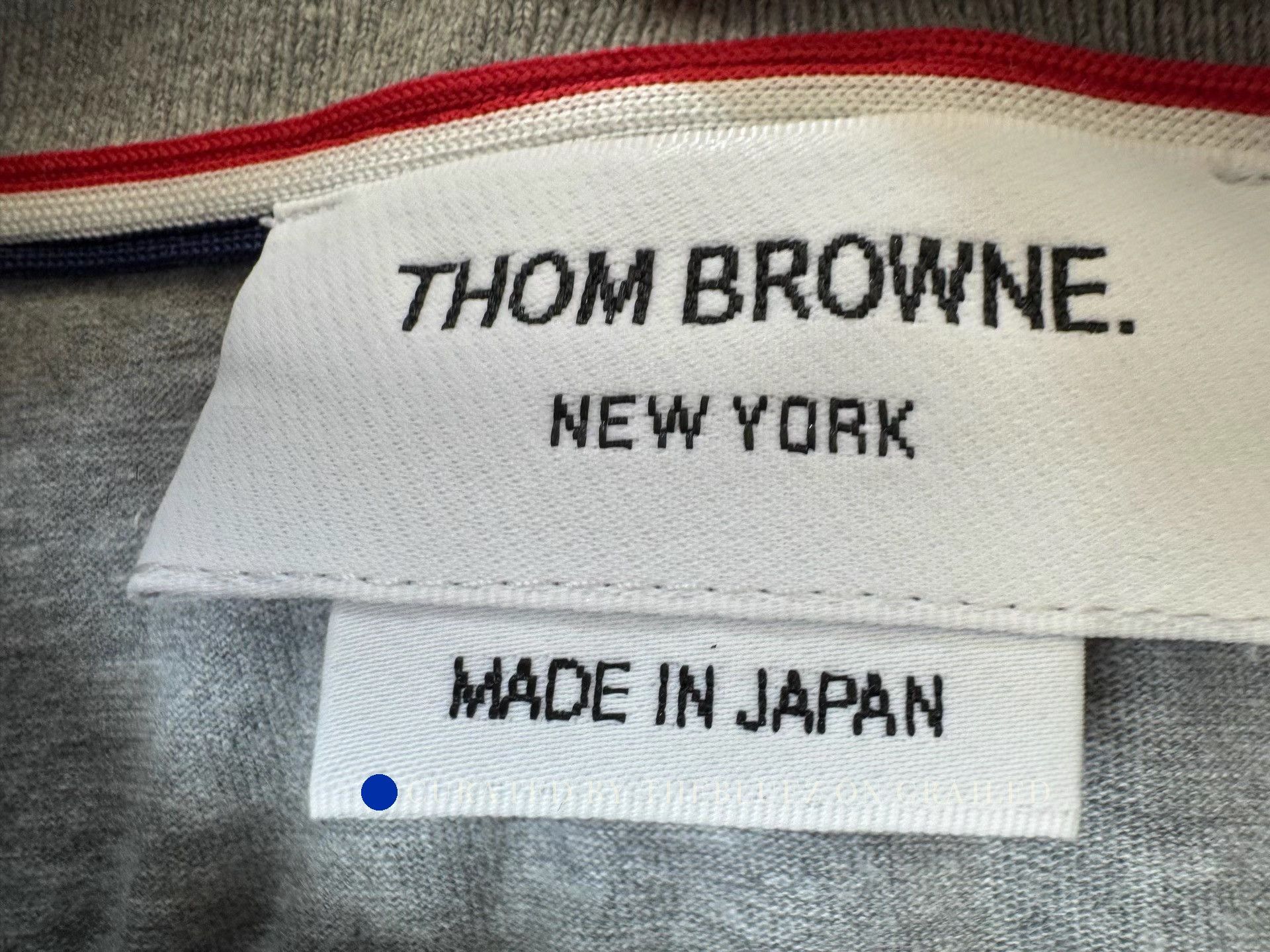 Thom Browne Classic Tricolor Short Sleeve Tee in Gray Size US M / EU 48-50 / 2 - 3 Thumbnail