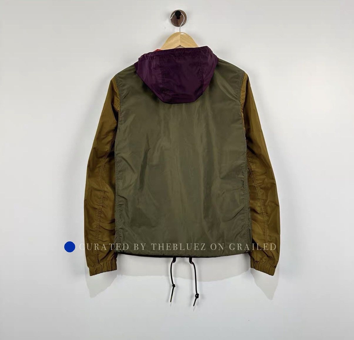 Burberry Color-Blocked Lightweight Jacket in Green Size US XS / EU 42 / 0 - 2 Thumbnail