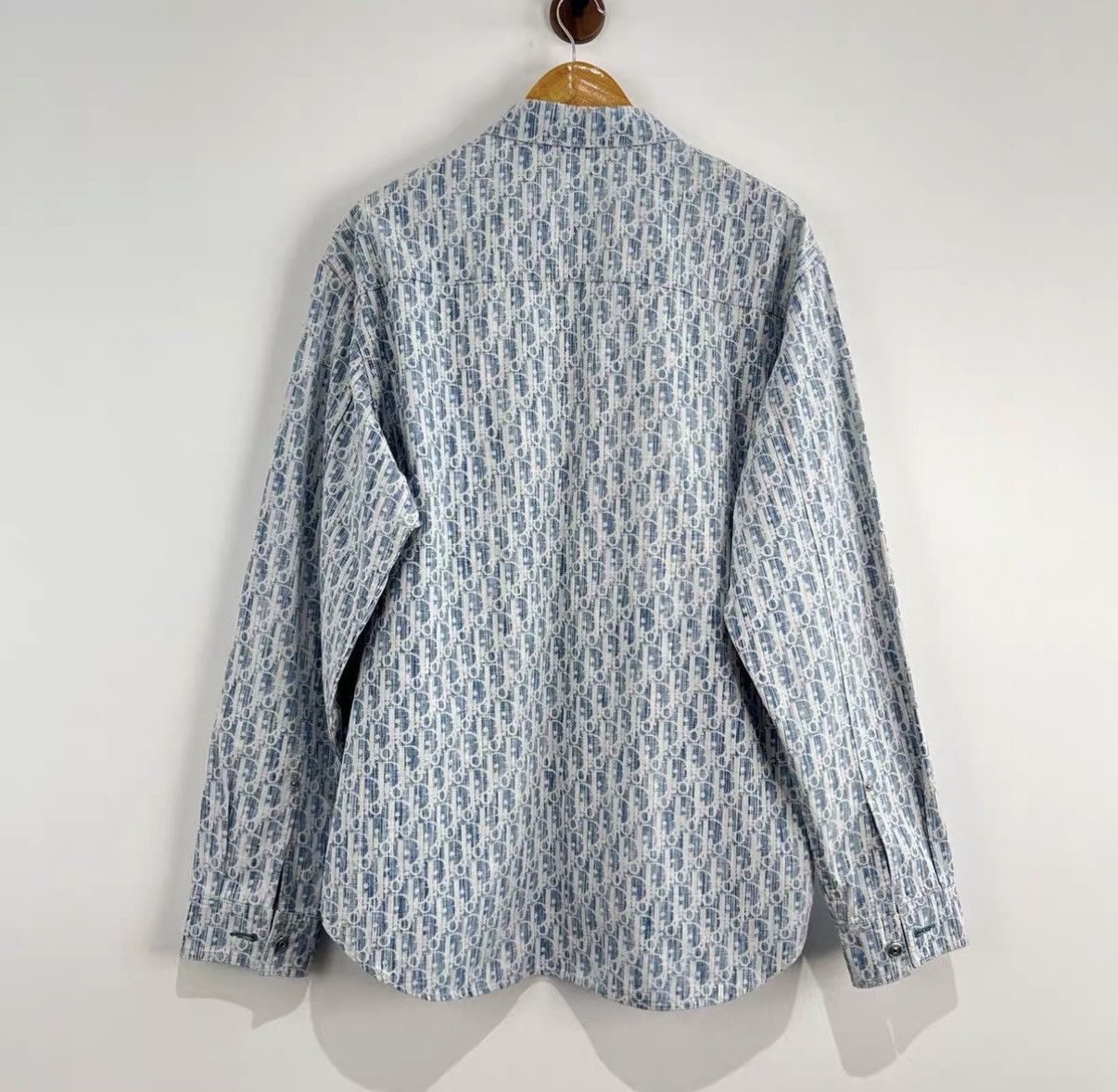 Dior Vintage Monogram Denim Button-Up Shirt Size US XS / EU 42 / 0 - 2 Thumbnail