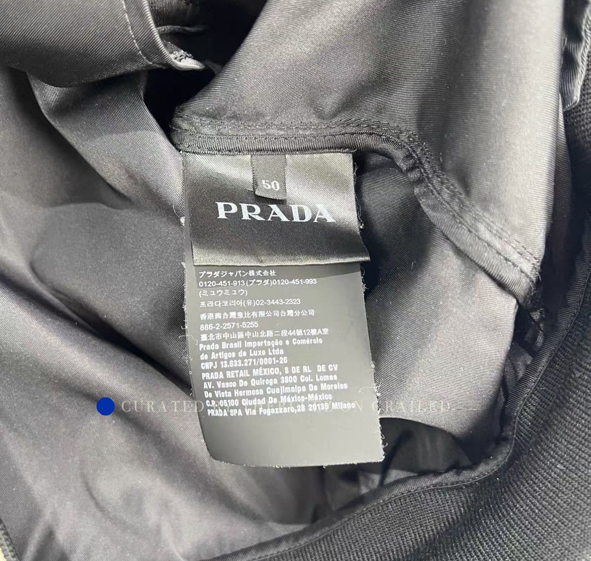 Prada Black Baseball Jacket with Triangle Logo Size US M / EU 48-50 / 2 - 4 Thumbnail