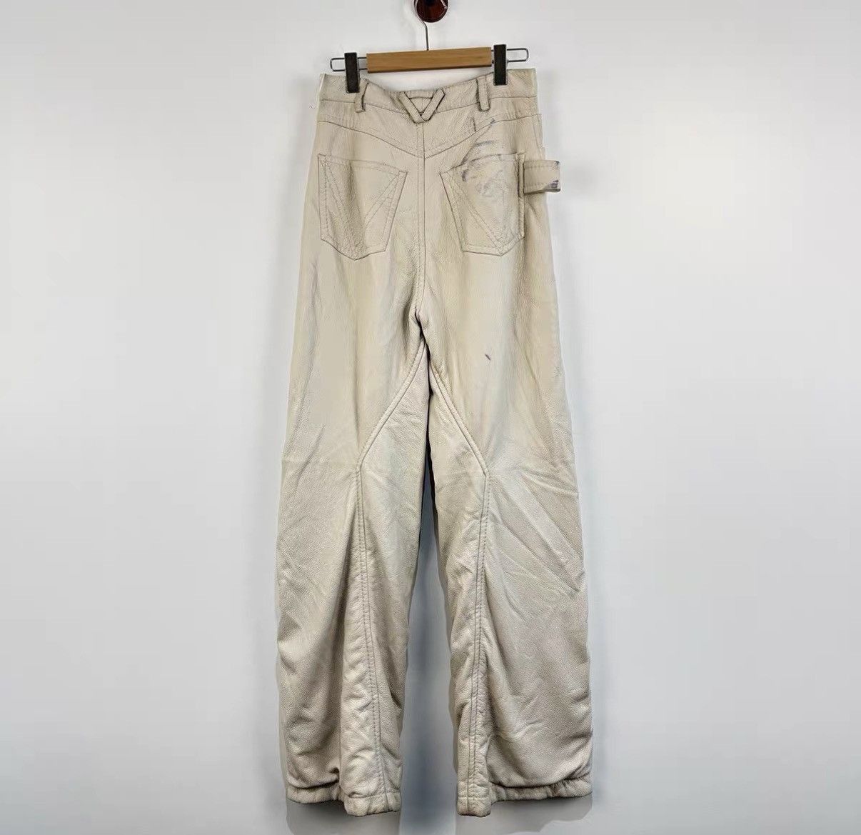 Bottega Veneta Chic Beige Deer Skin Ski Pants Size US 30 / EU 46 - 2 Thumbnail