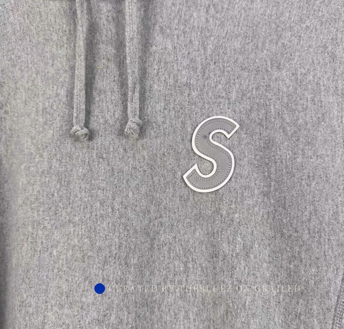Supreme Reflective Logo Gray Hoodie Size US M / EU 48-50 / 2 - 4 Thumbnail