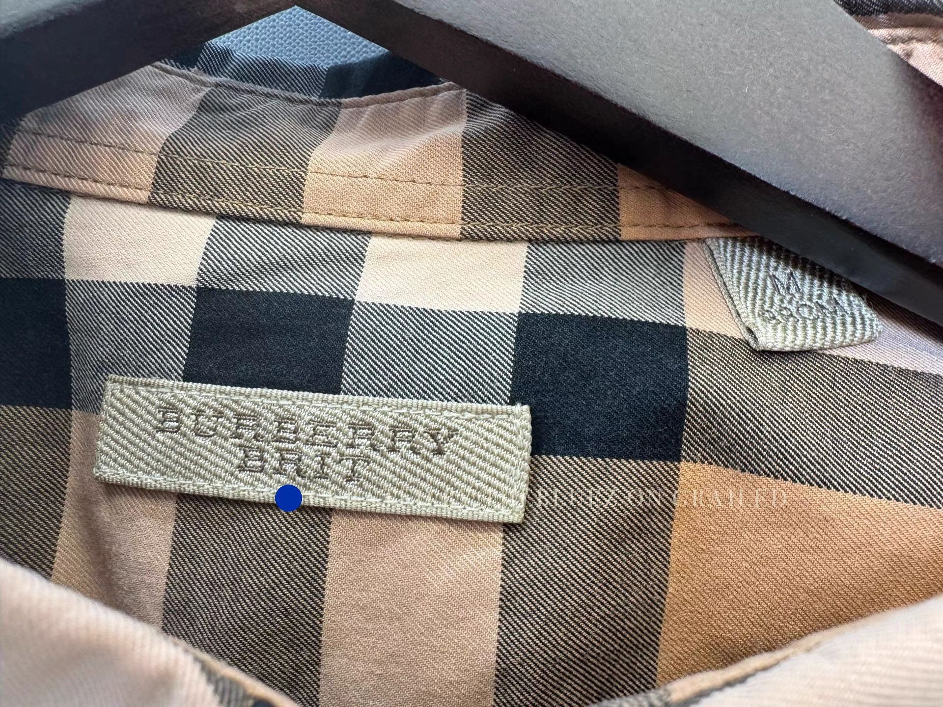 Burberry Brown Check Lapel Long Sleeve Shirt Size US M / EU 48-50 / 2 - 3 Thumbnail