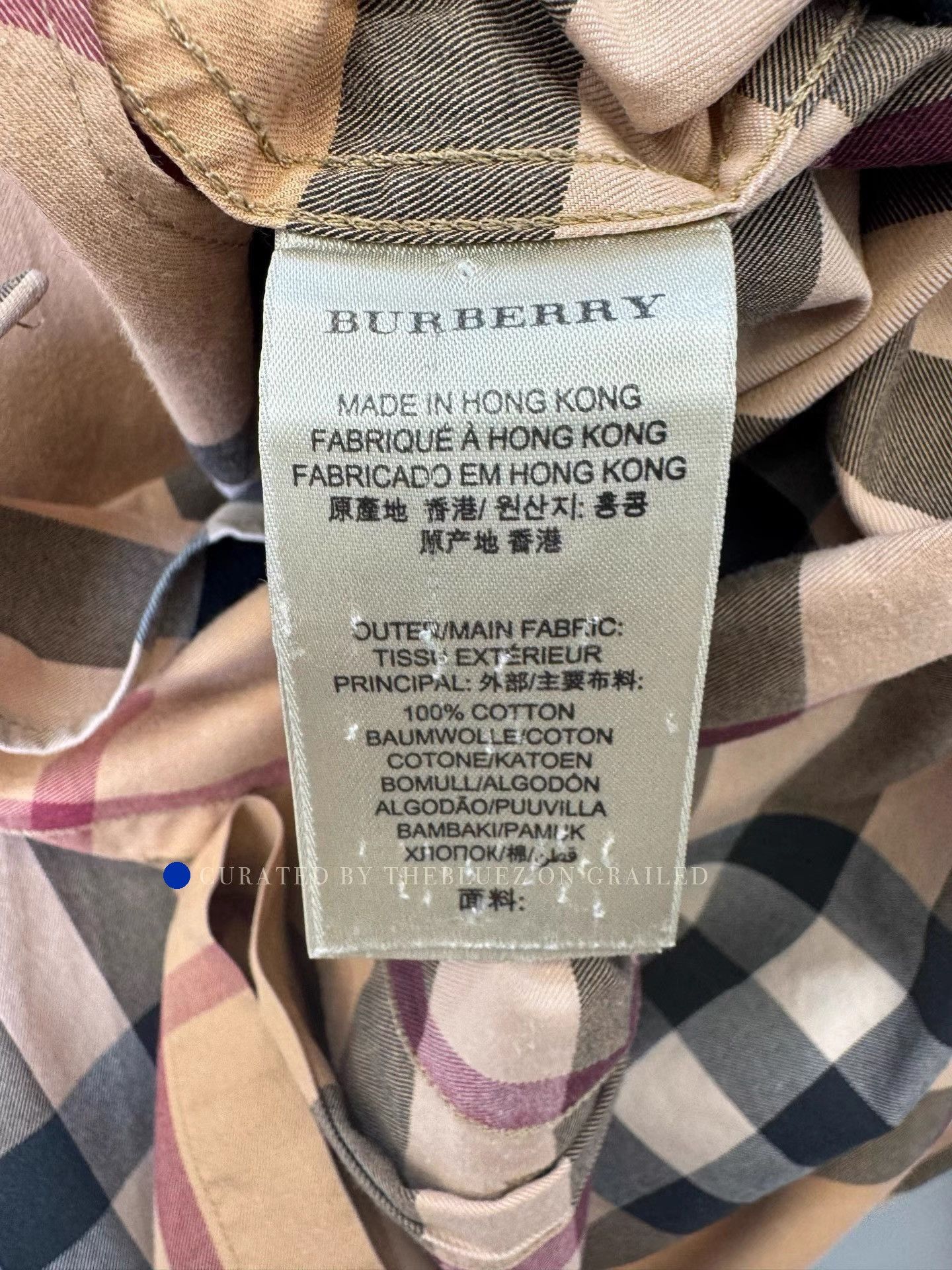Burberry Brown Check Lapel Long Sleeve Shirt Size US M / EU 48-50 / 2 - 4 Thumbnail