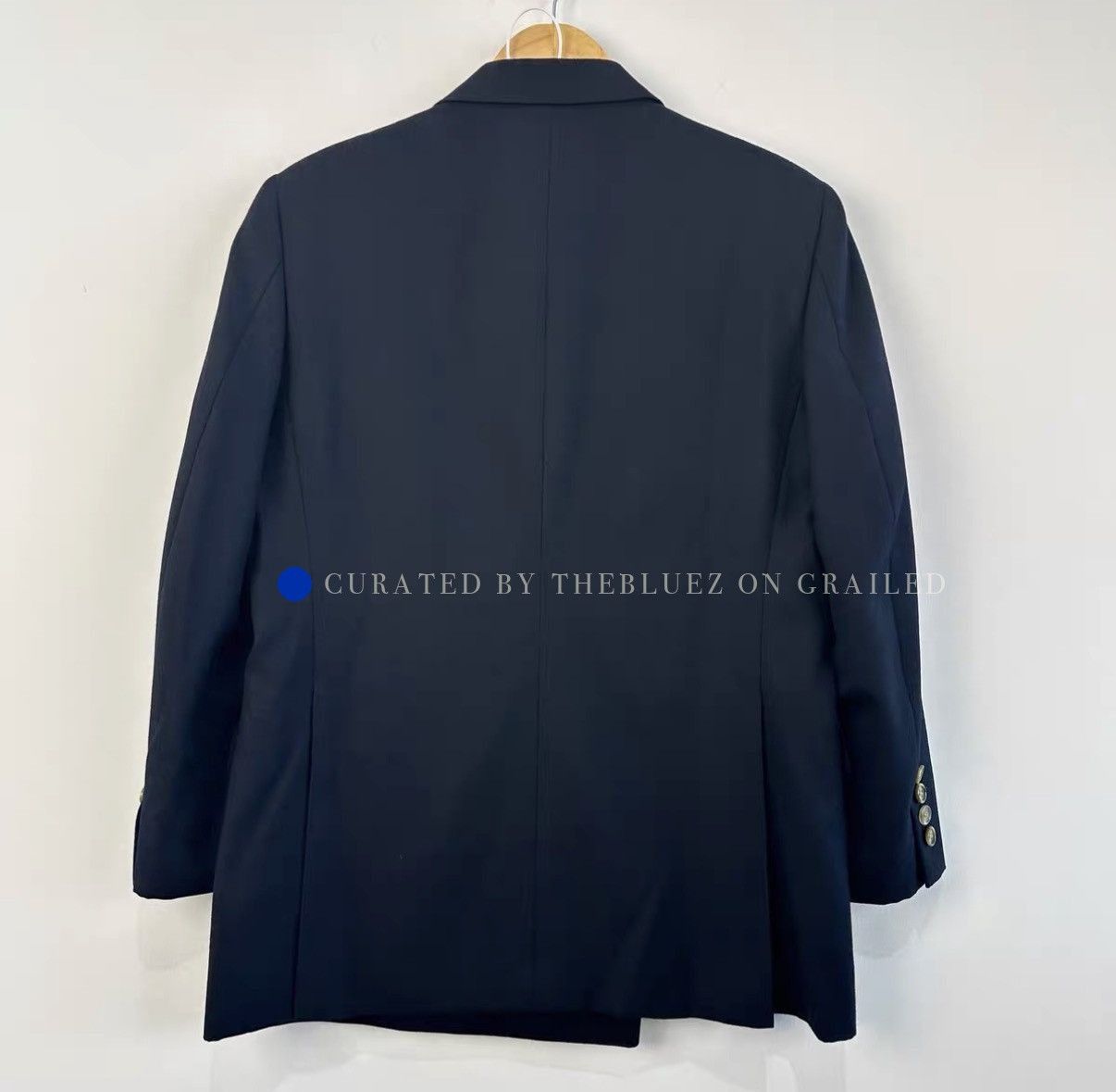 Burberry Classic Black Wool Blazer Size US L / EU 52-54 / 3 - 2 Thumbnail