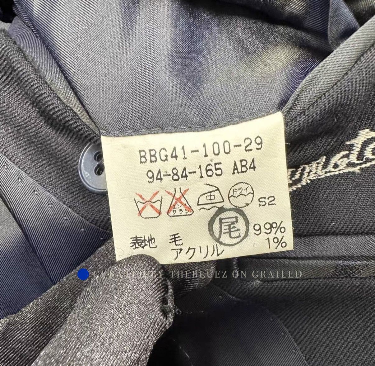 Burberry Classic Black Wool Blazer Size US L / EU 52-54 / 3 - 4 Thumbnail