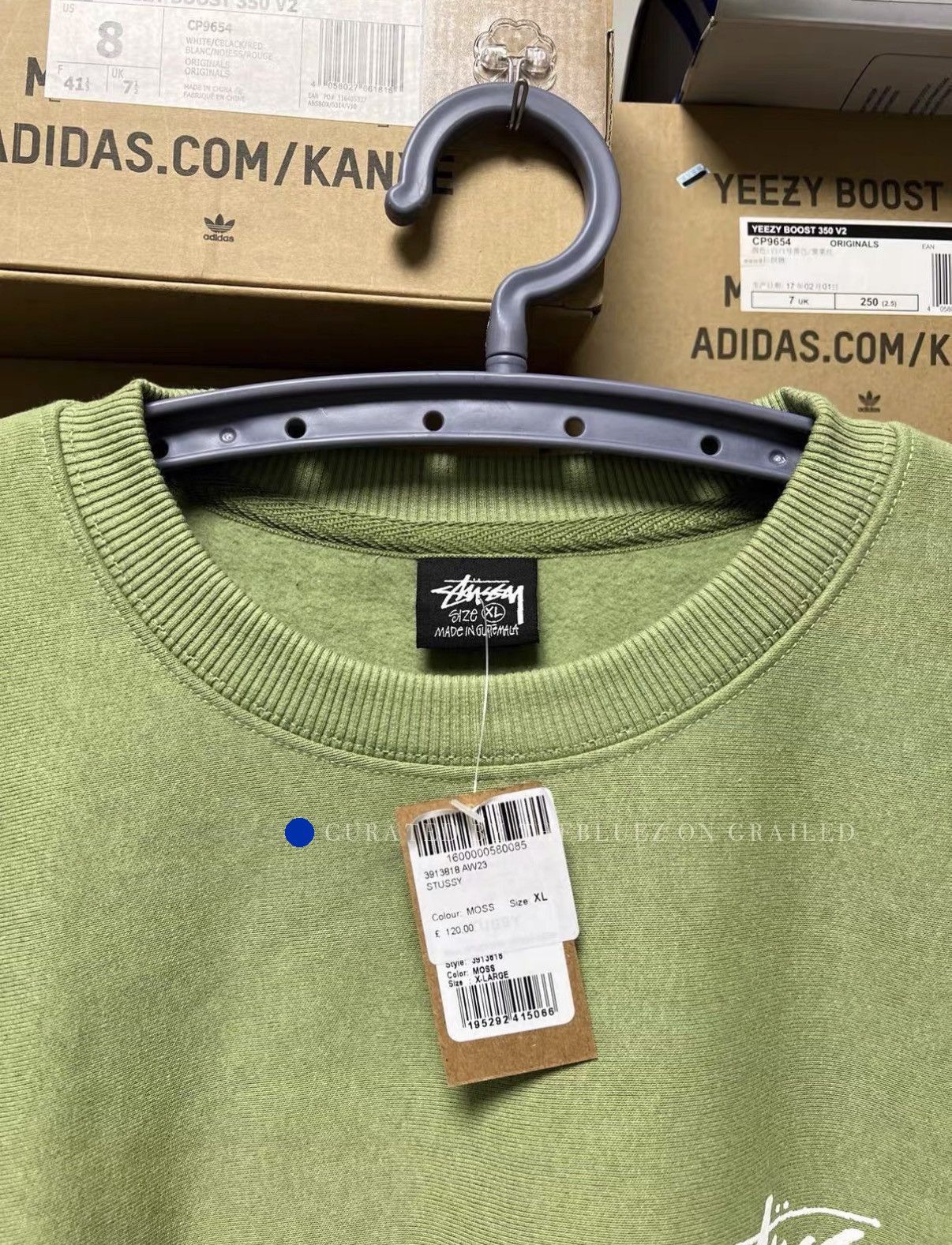 Stussy Limited Edition Green Hoodie from DSM Size US XL / EU 56 / 4 - 3 Thumbnail