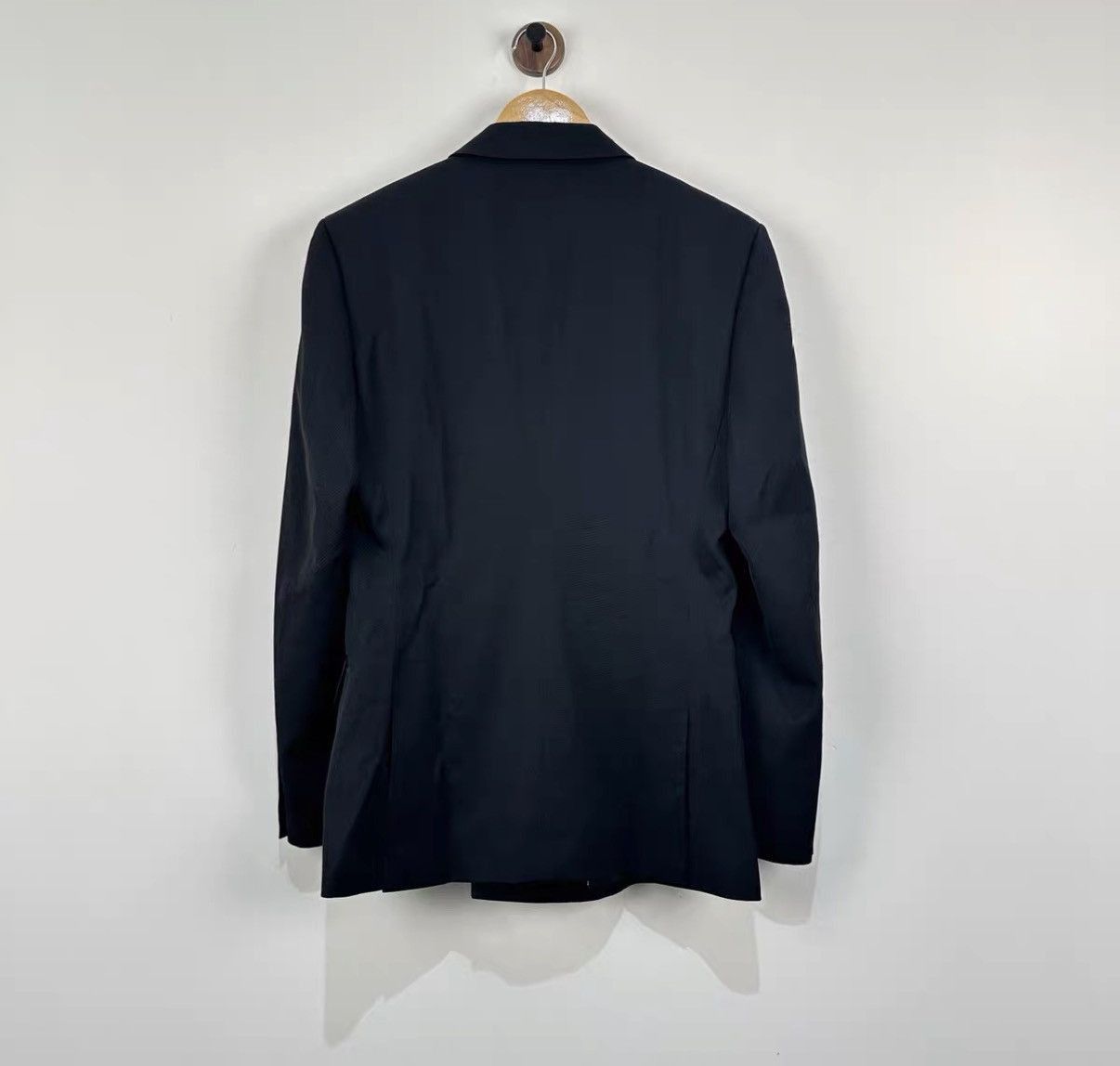 Burberry Stylish Black Wool Blazer, Size M Size US M / EU 48-50 / 2 - 2 Thumbnail