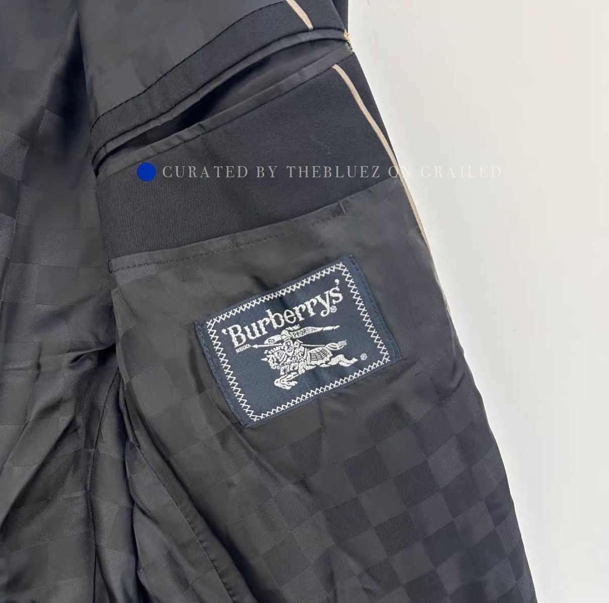 Burberry Stylish Black Wool Blazer, Size M Size US M / EU 48-50 / 2 - 4 Thumbnail