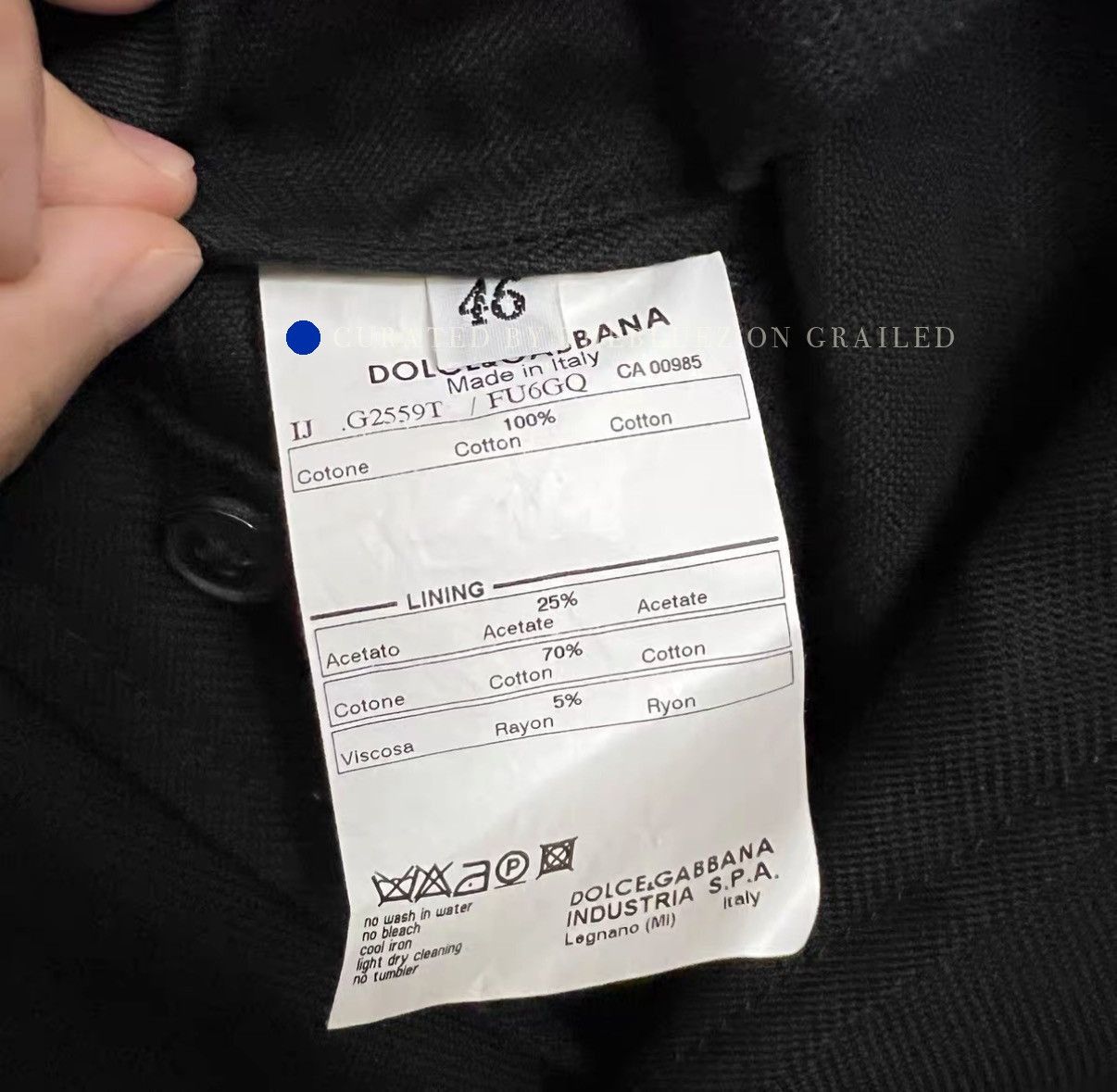 Dolce & Gabbana Stylish Black Casual Blazer Size US S / EU 44-46 / 1 - 4 Thumbnail
