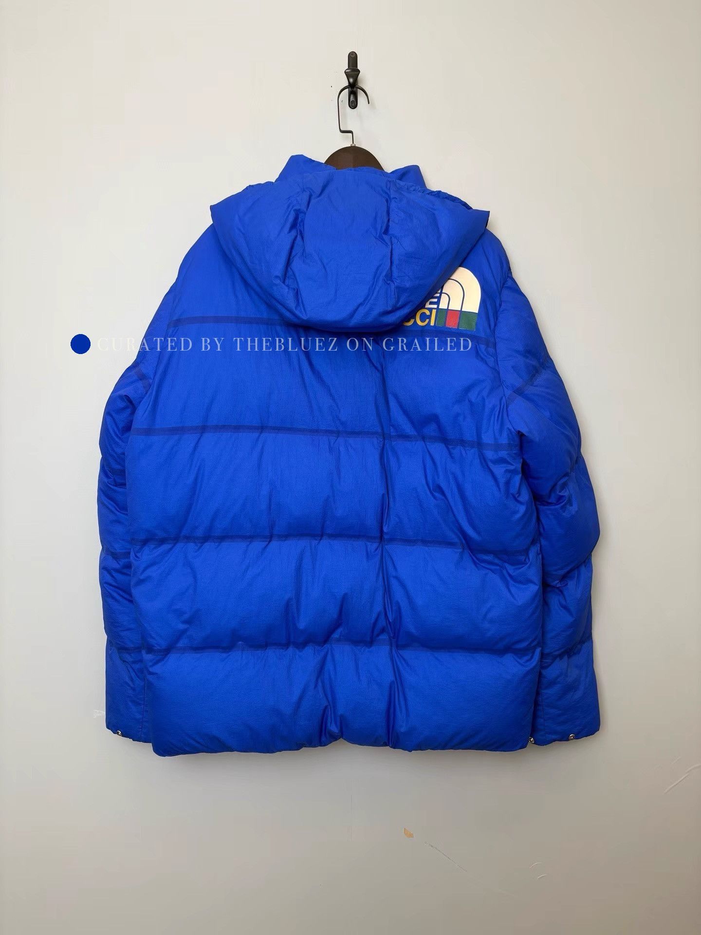 Gucci Stylish Blue Down Jacket from Collaboration Size US L / EU 52-54 / 3 - 2 Thumbnail