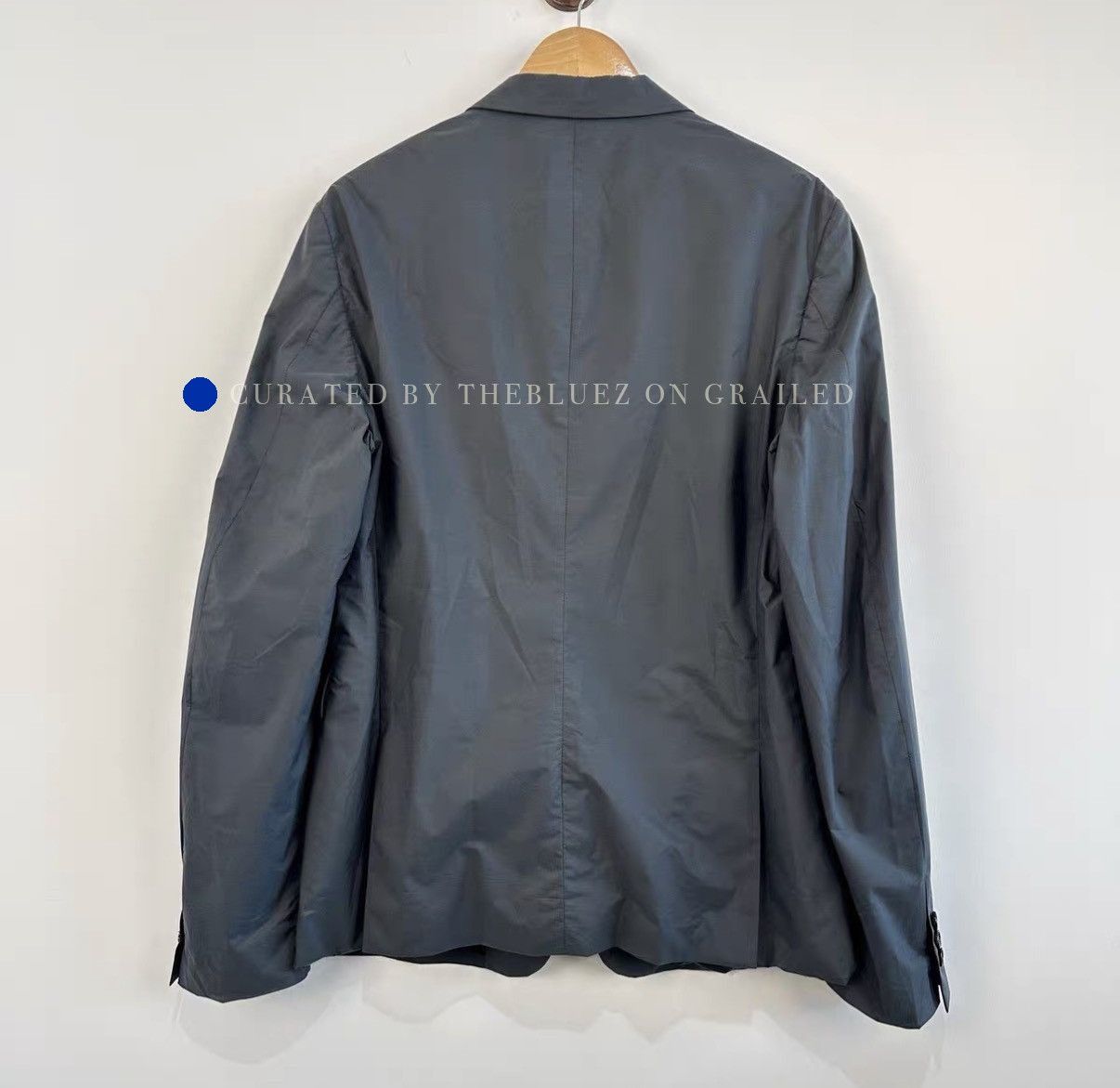 Prada Sleek Gray Casual Blazer Size US M / EU 48-50 / 2 - 2 Thumbnail
