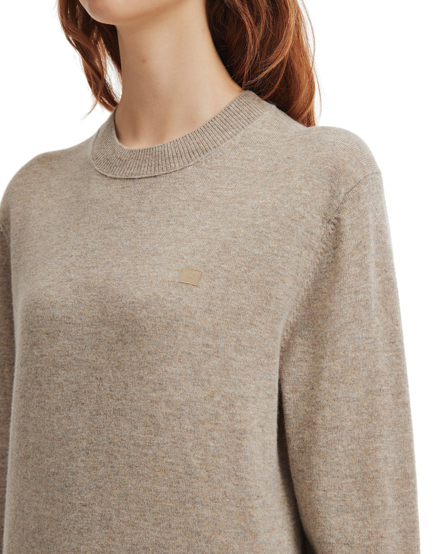 Acne Studios Acne Studios FACE Stitched Detail Crew Neck Knitwear Size S / US 4 / IT 40 - 5 Thumbnail