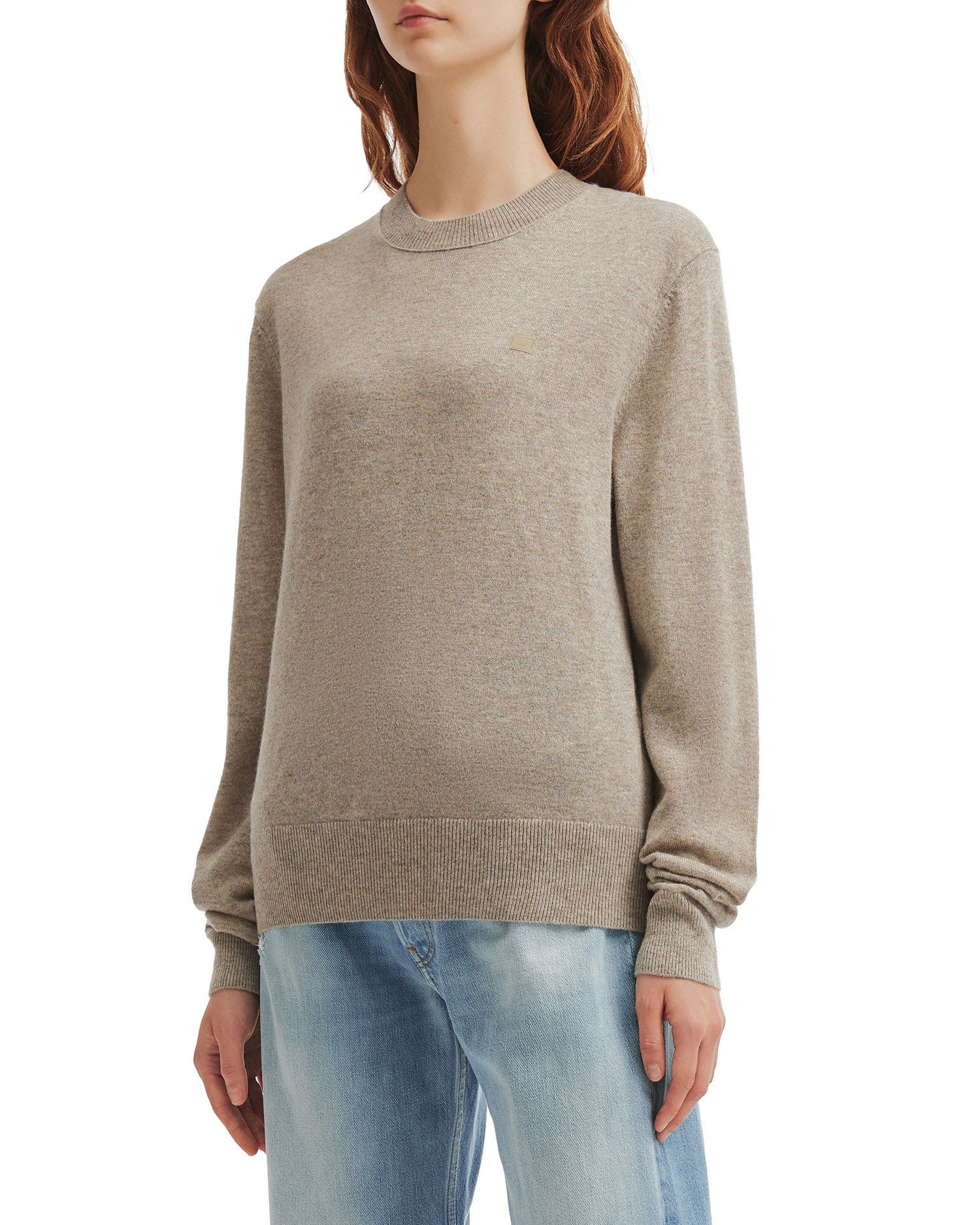 Acne Studios Acne Studios FACE Stitched Detail Crew Neck Knitwear Size XS / US 0-2 / IT 36-38 - 3 Thumbnail