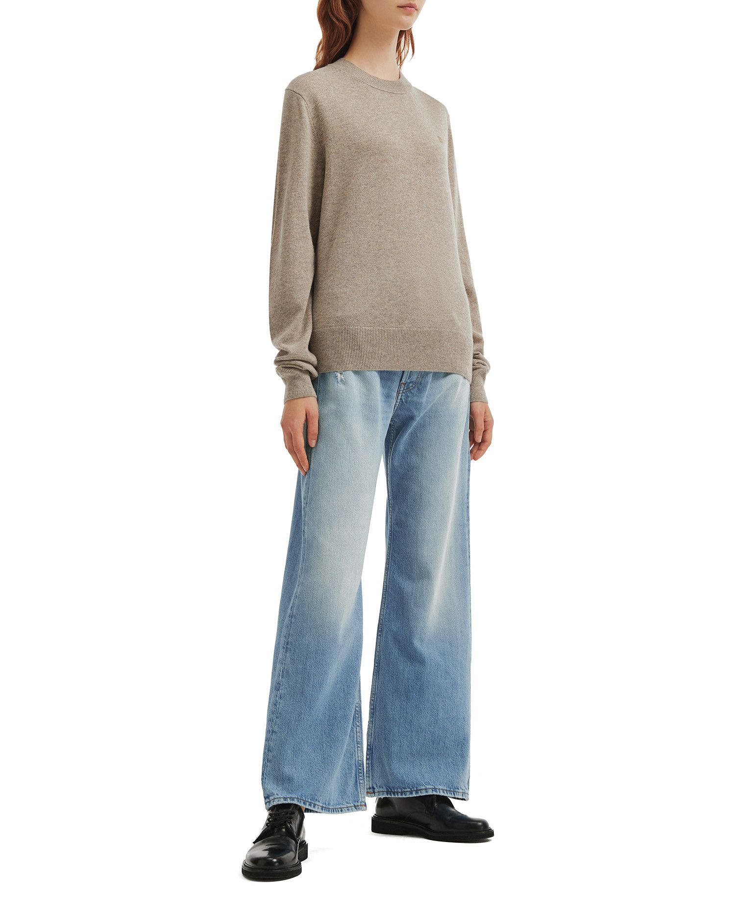 Acne Studios Acne Studios FACE Stitched Detail Crew Neck Knitwear Size XS / US 0-2 / IT 36-38 - 2 Thumbnail