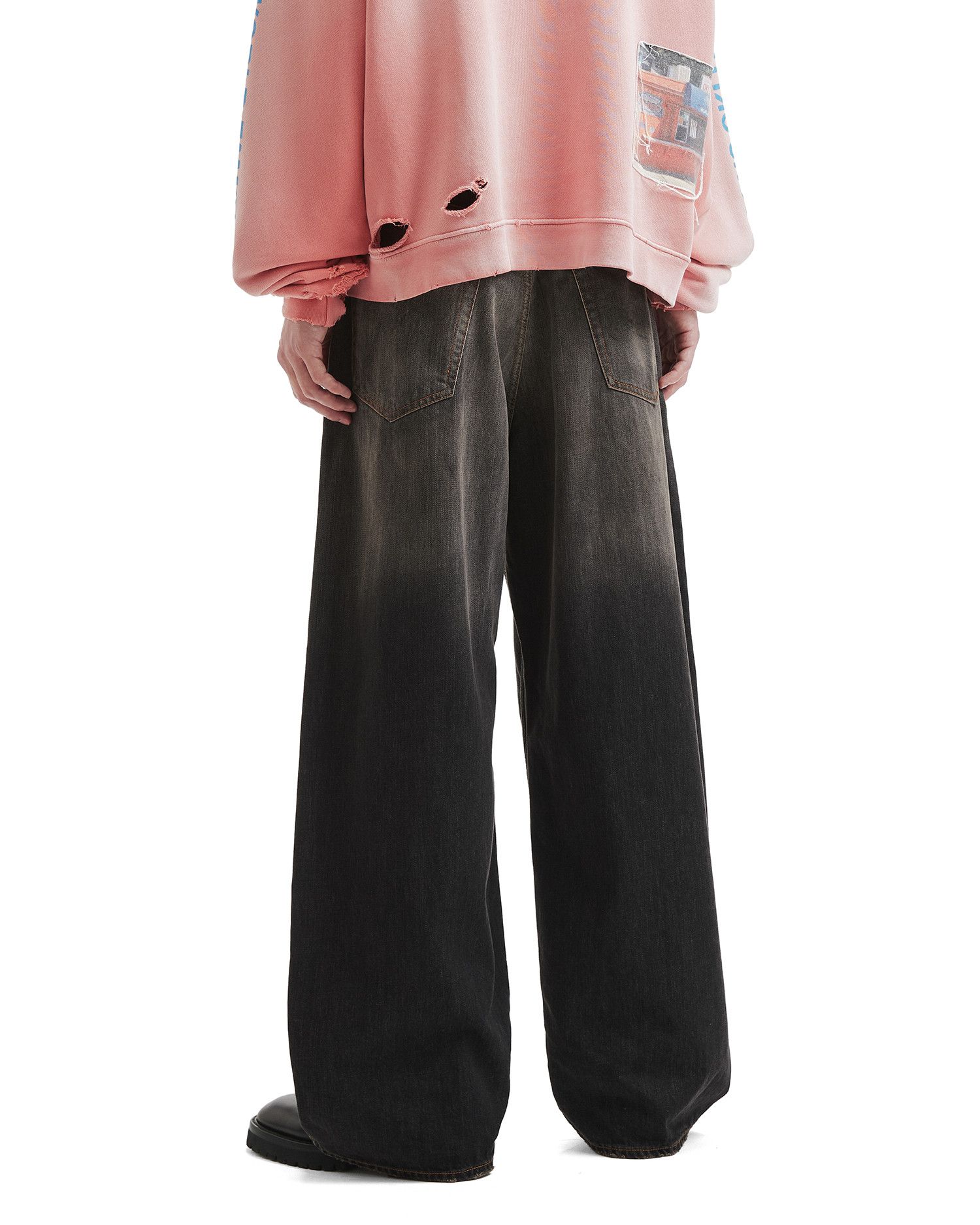 Acne Studios Acne Studios Distressed Wide Leg Jeans Size US 32 / EU 48 - 4 Thumbnail