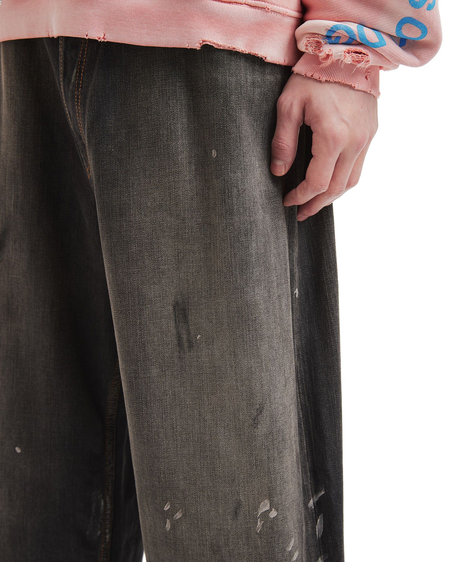 Acne Studios Acne Studios Distressed Wide Leg Jeans Size US 28 / EU 44 - 5 Thumbnail