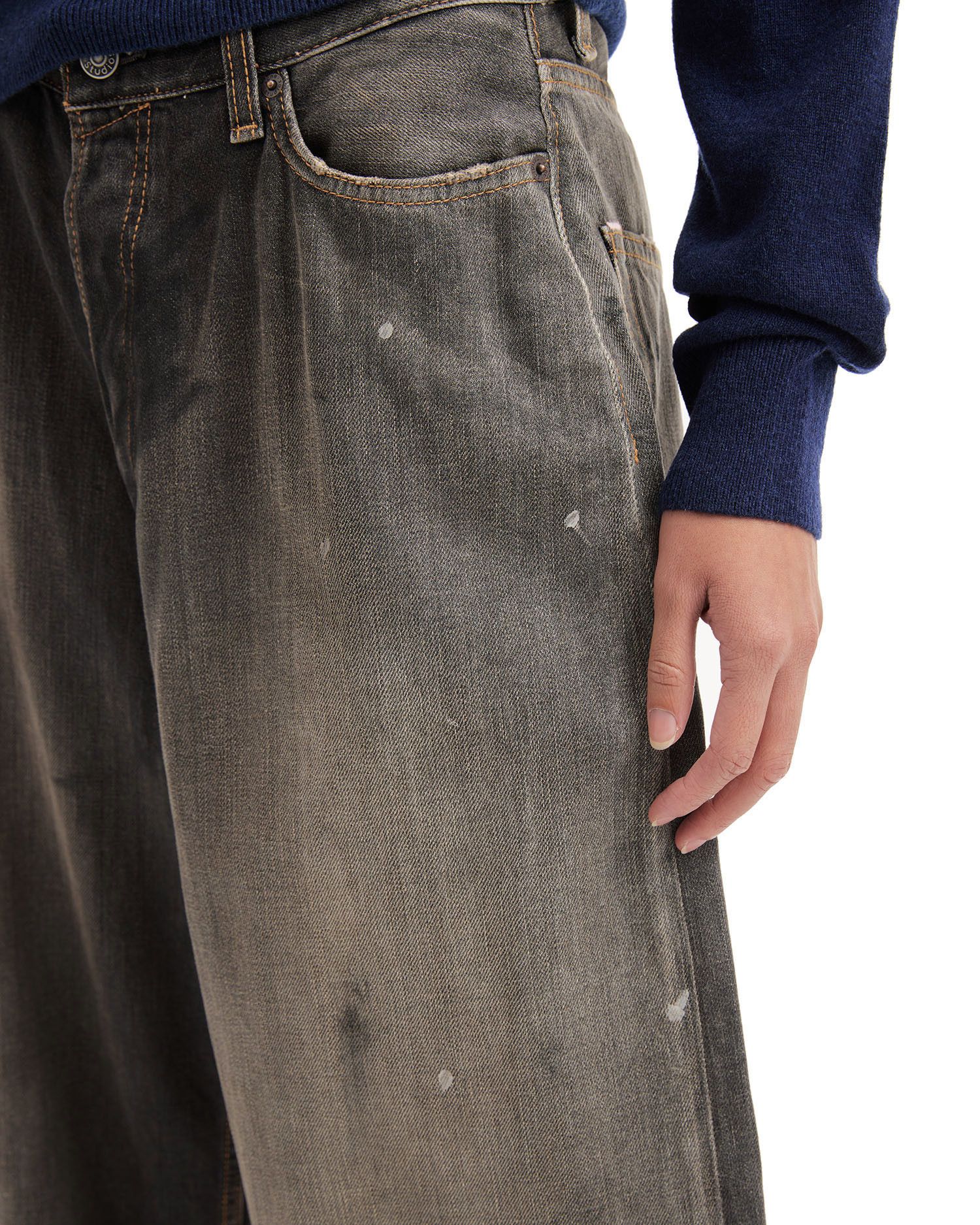 Acne Studios Acne Studios 2023 FITTED Distressed Design Jeans Size 24" / US 00 / IT 34 - 5 Thumbnail