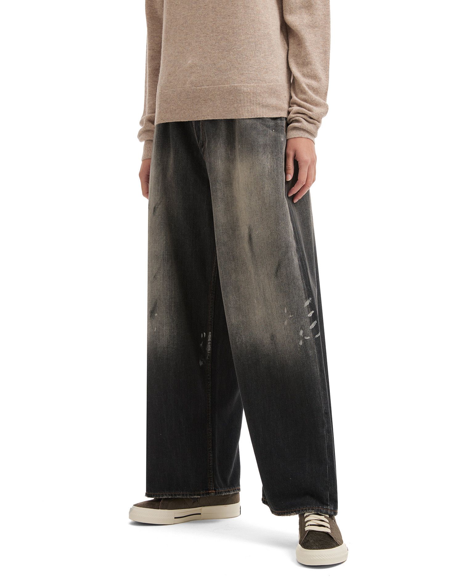 Acne Studios Acne Studios 2023 SUPER BAGGY Distressed Wide Leg Jeans Size 24" / US 00 / IT 34 - 3 Thumbnail